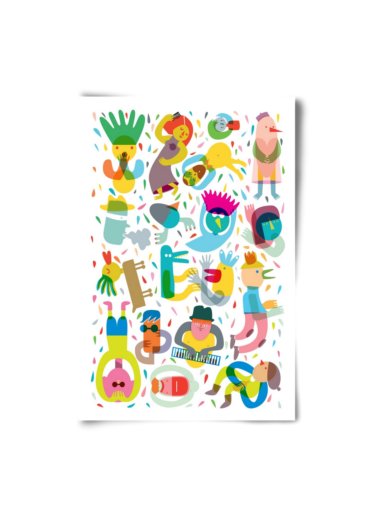 Party 02, 20x30 cm, Keret nélkül