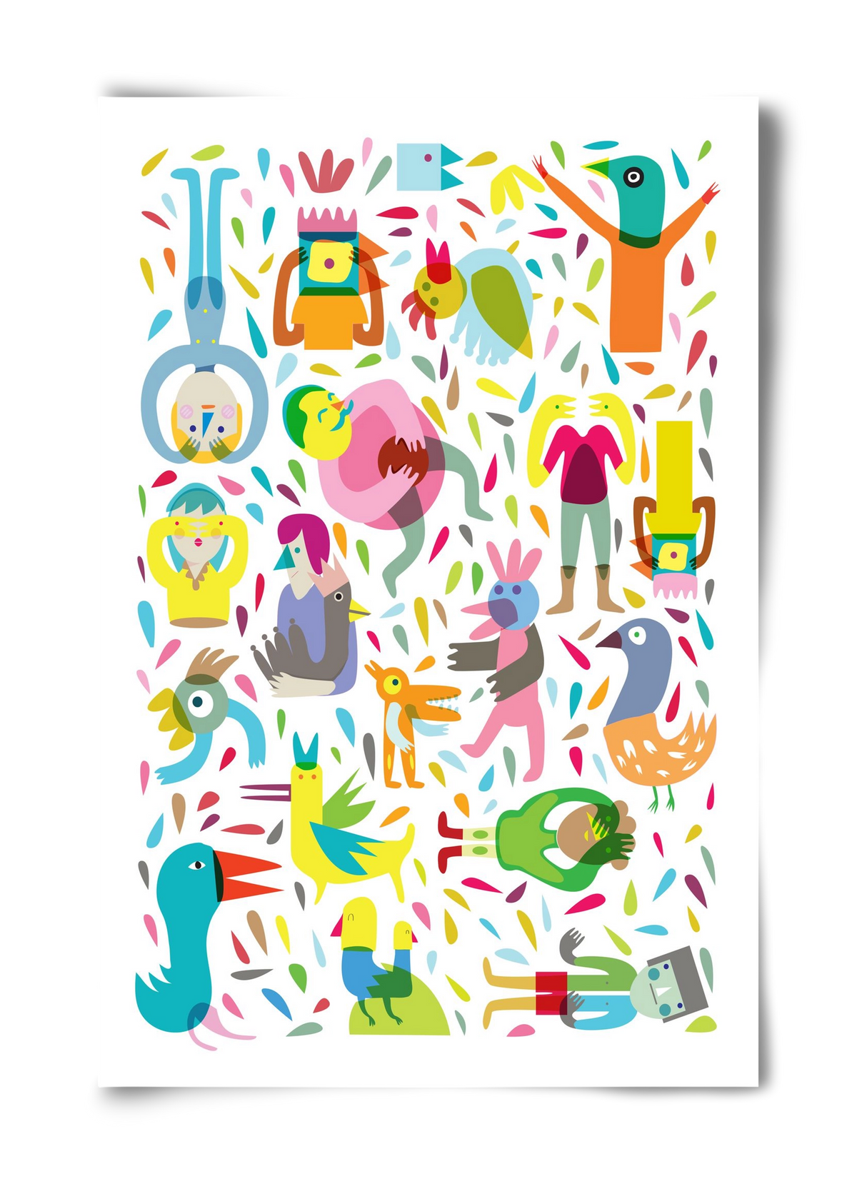 Party 03, 40x60 cm, Keret nélkül