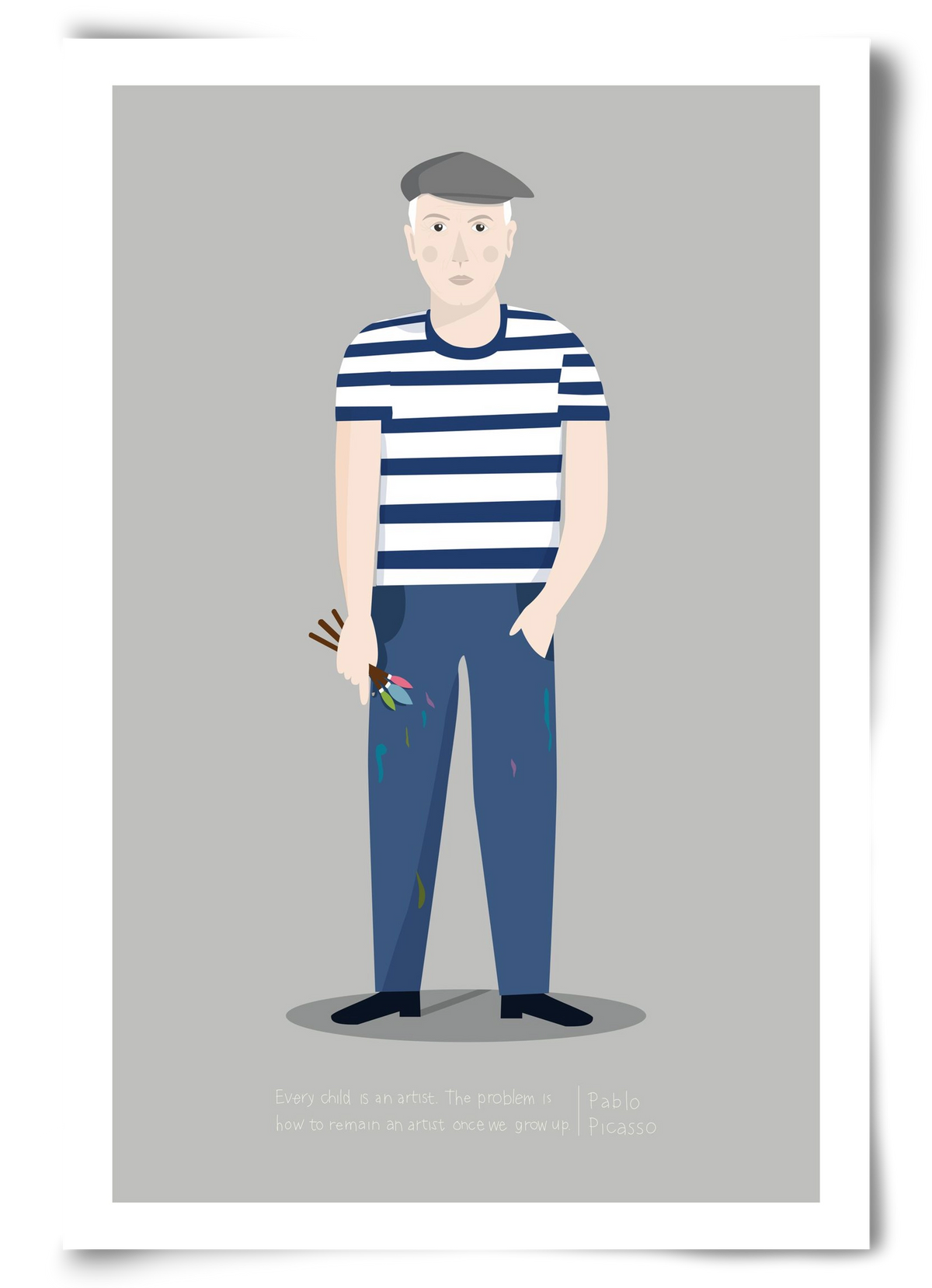 Picasso, 60x90 cm, Keret nélkül