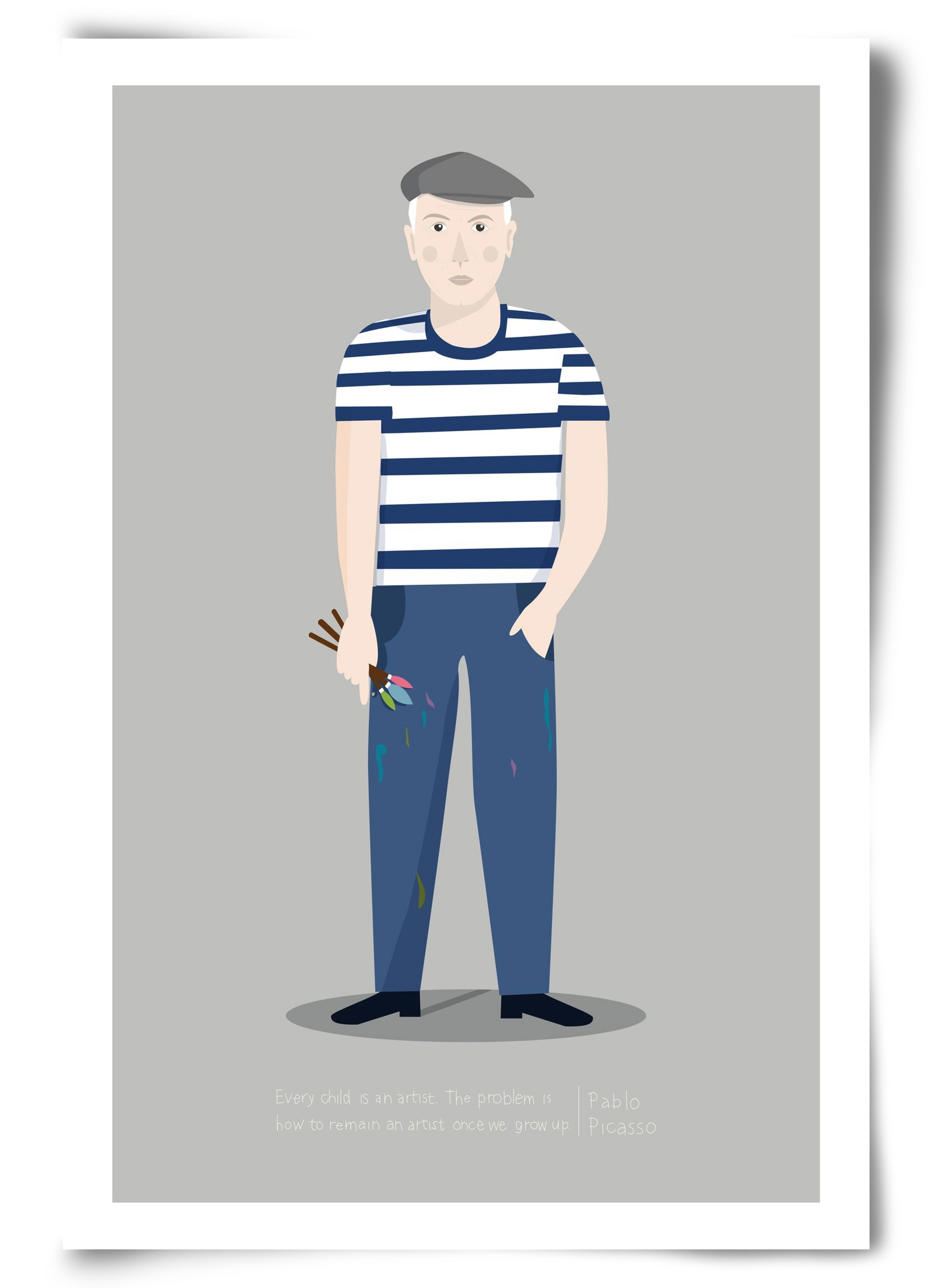 Picasso, 60x90 cm, Keret nélkül