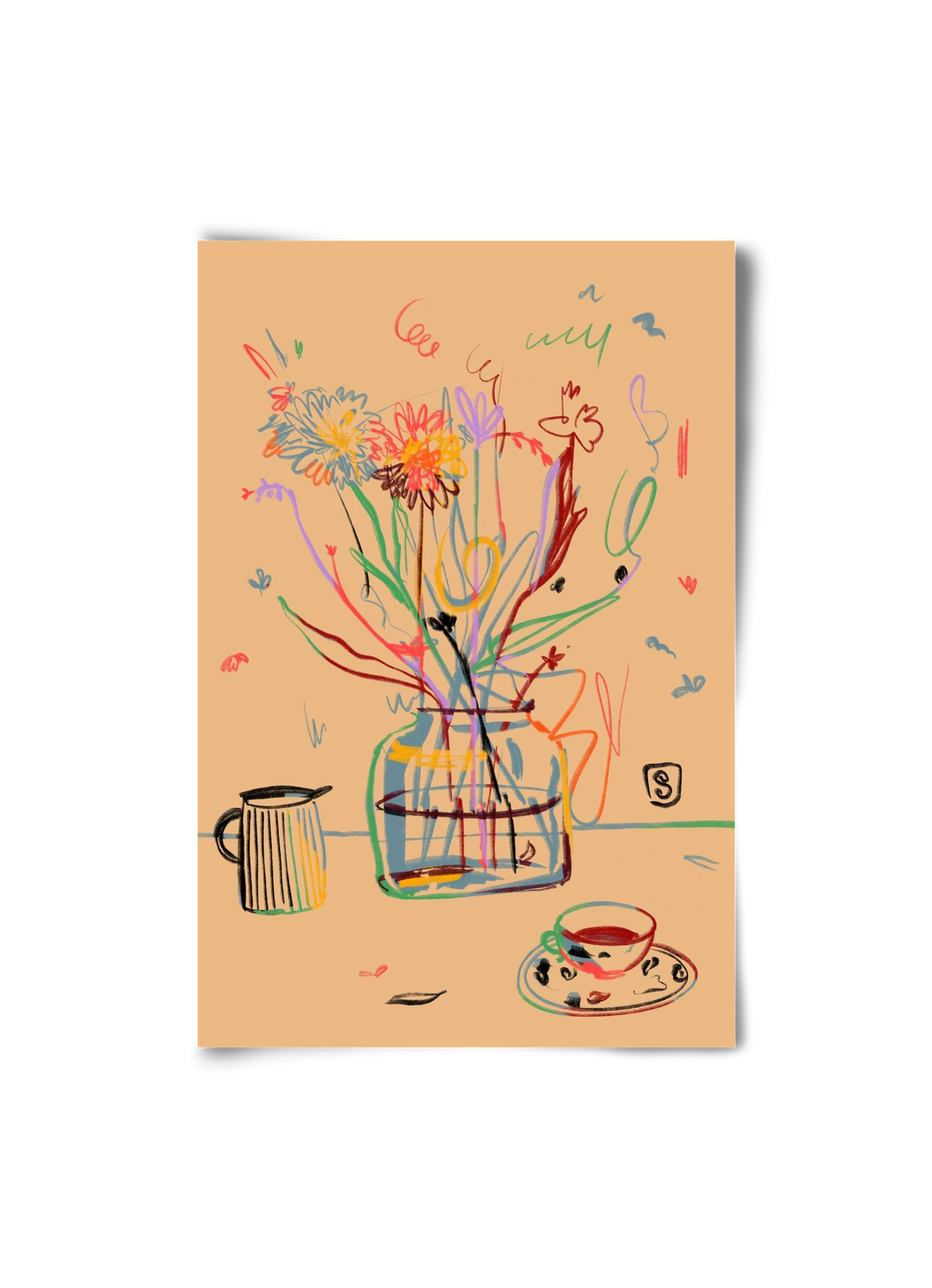 FLOWER FESTIVAL, 20x30 cm, Keret nélkül