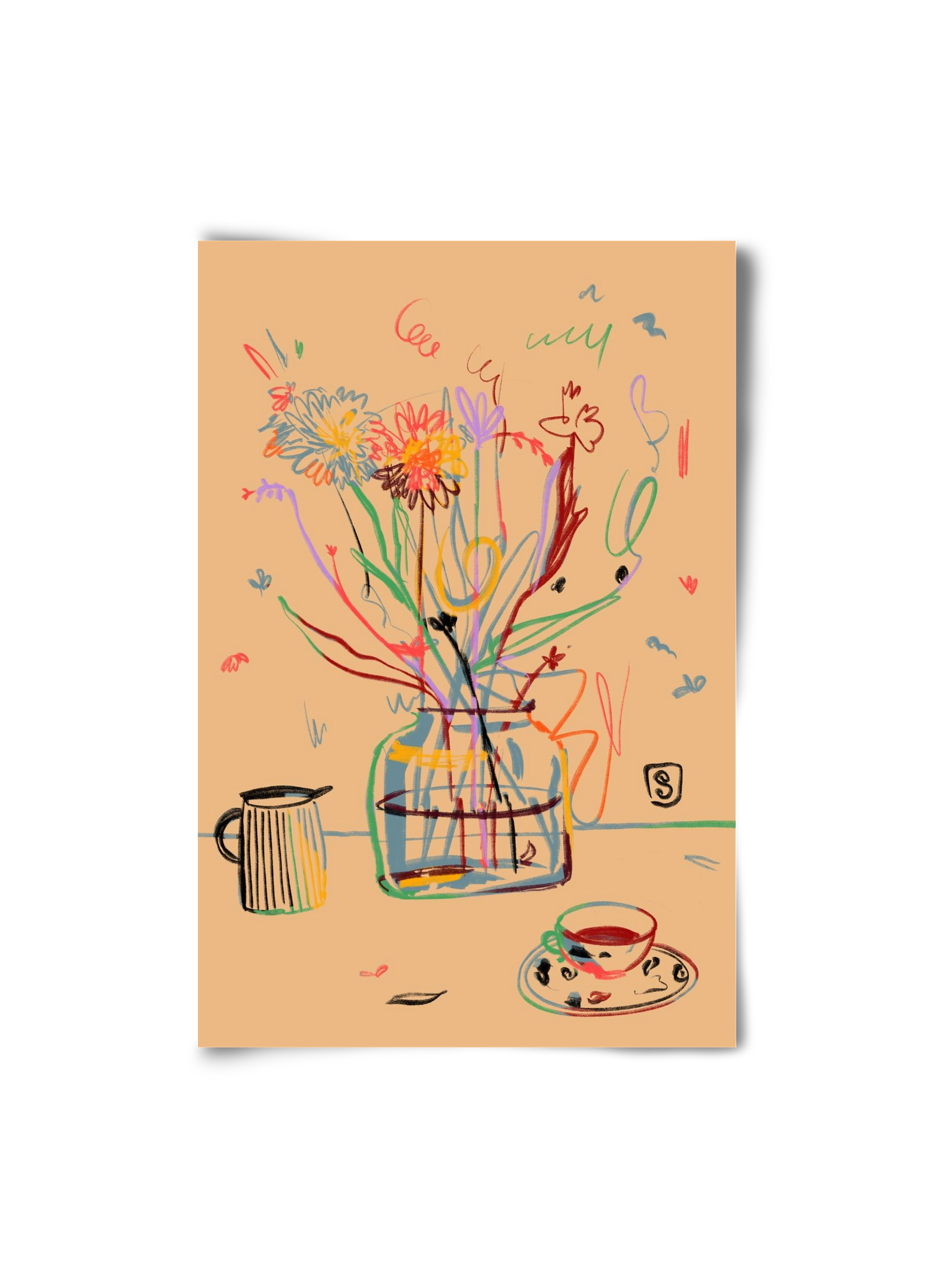 FLOWER FESTIVAL, 20x30 cm, Keret nélkül