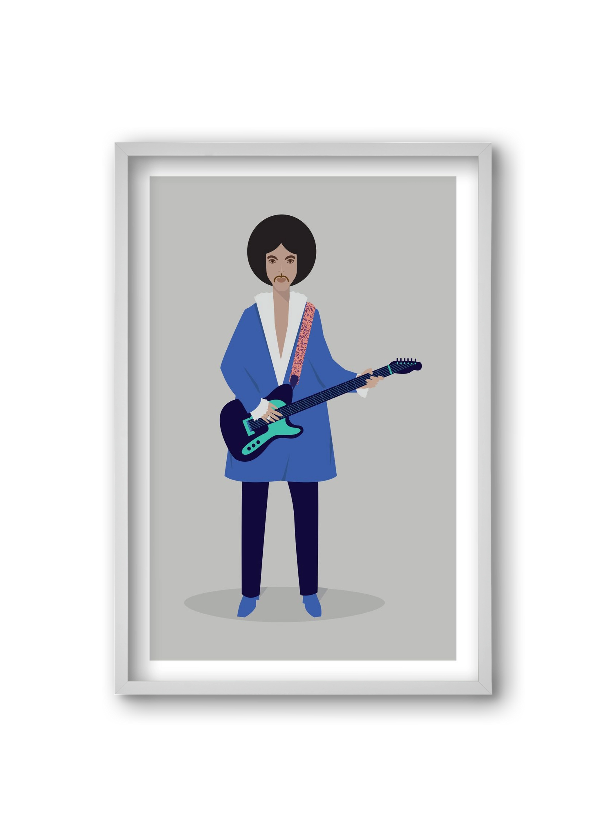 The Artist, 20x30 cm (20x30 cm), Fehér keret