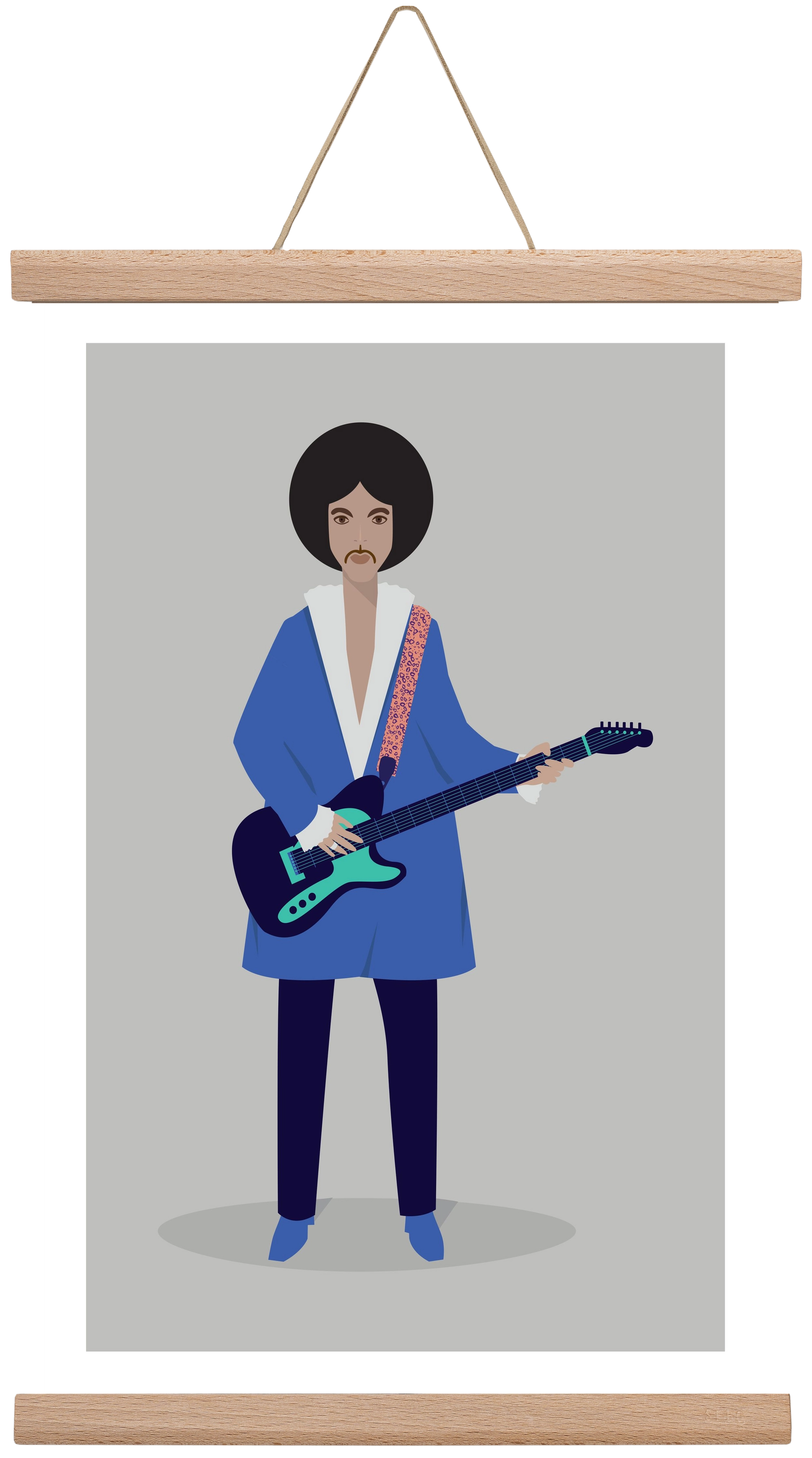 The Artist, 30x45 cm (30x45 cm), Tölgy akasztó