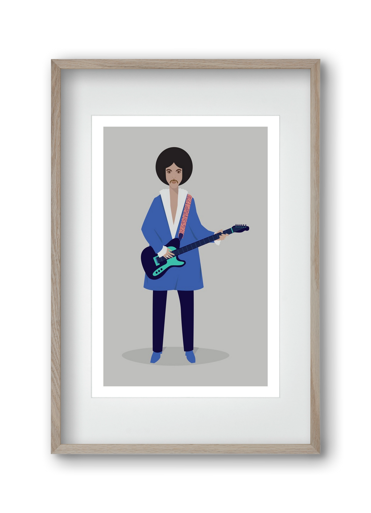 The Artist, 30x45 cm (20x30 cm), Tölgy keret, paszpartuval