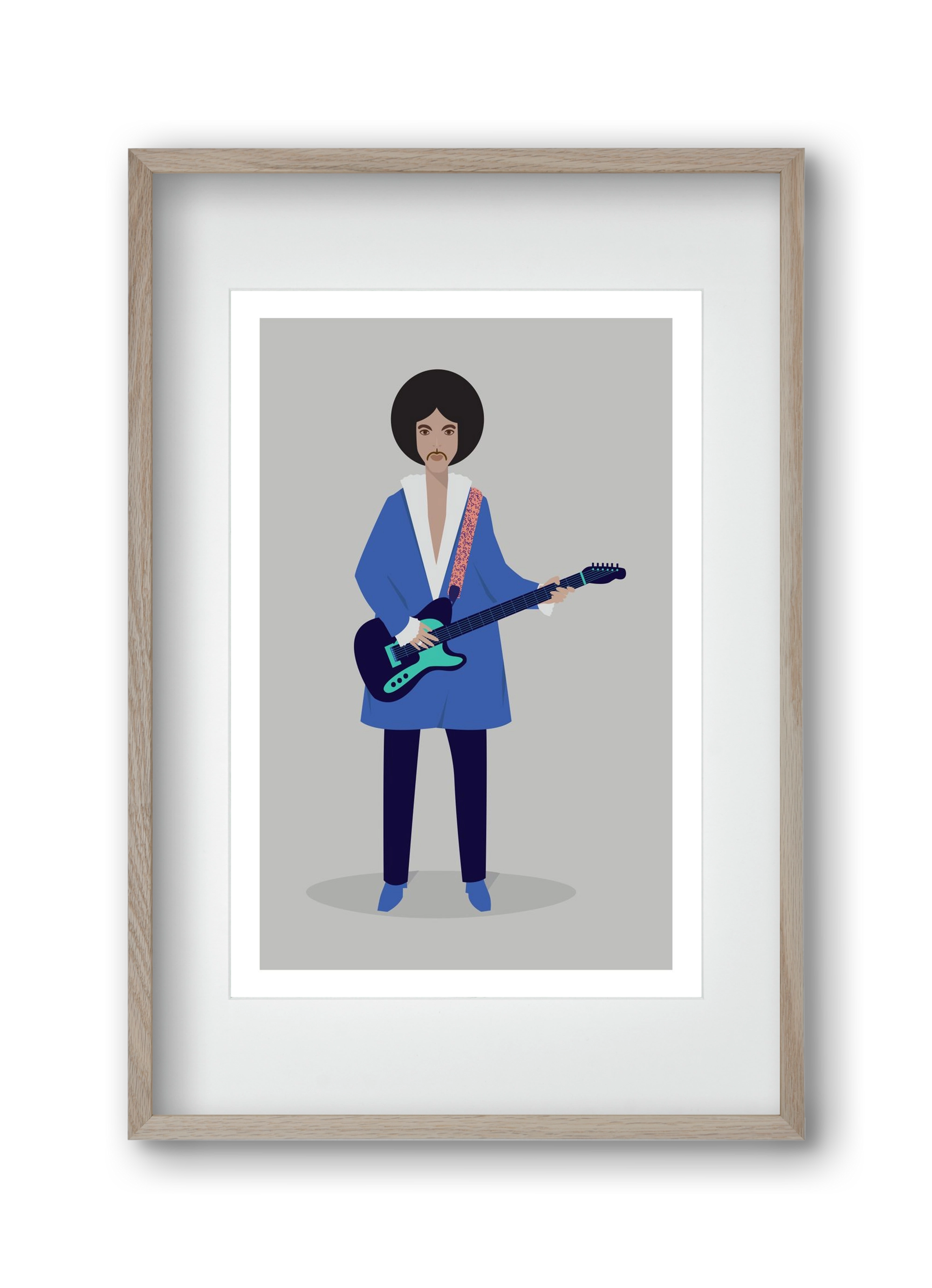 The Artist, 30x45 cm (20x30 cm), Tölgy keret, paszpartuval