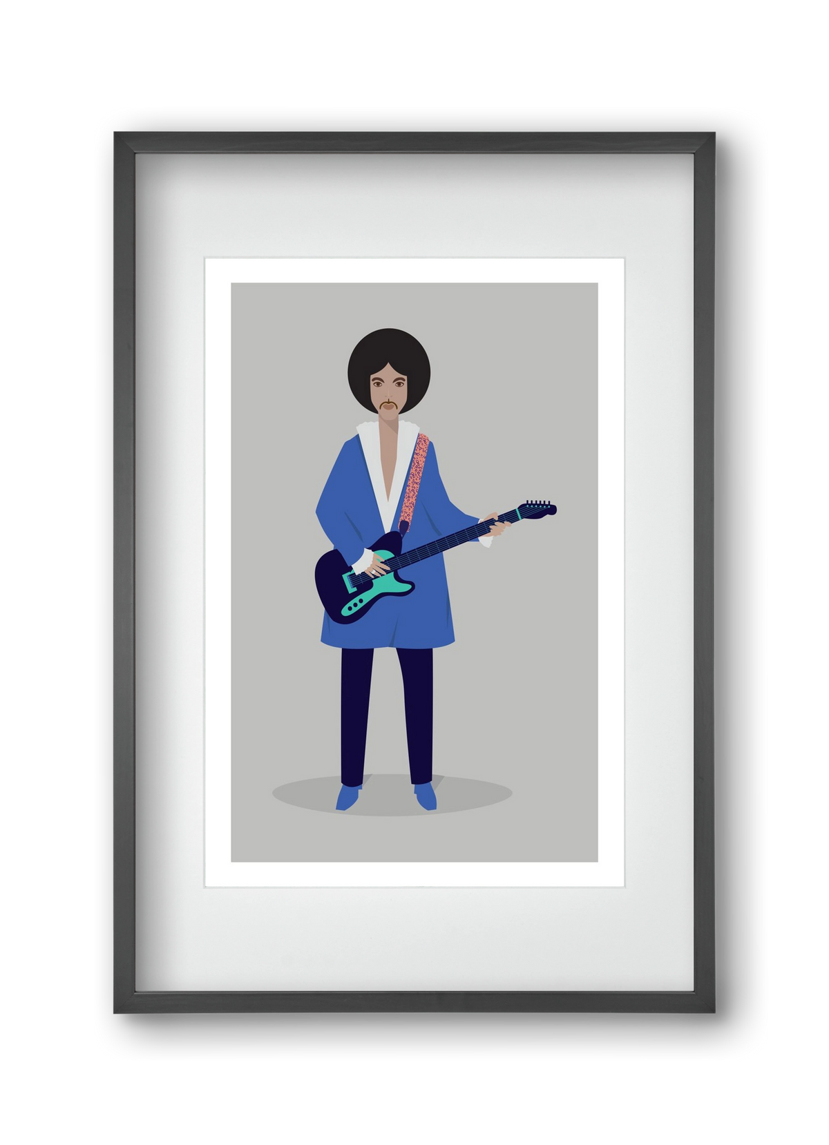 The Artist, 30x45 cm (20x30 cm), Fekete keret, paszpartuval