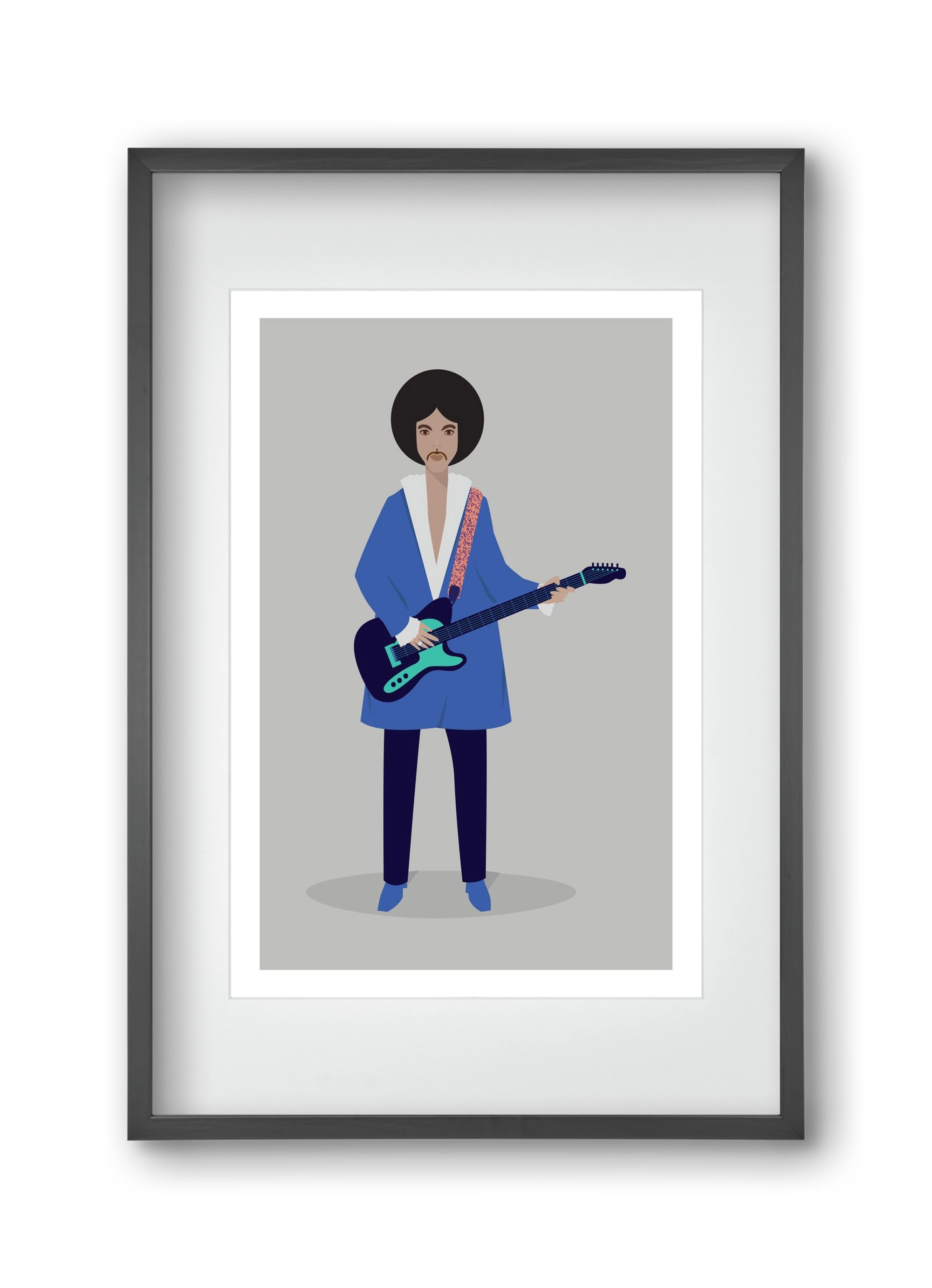 The Artist, 30x45 cm (20x30 cm), Fekete keret, paszpartuval