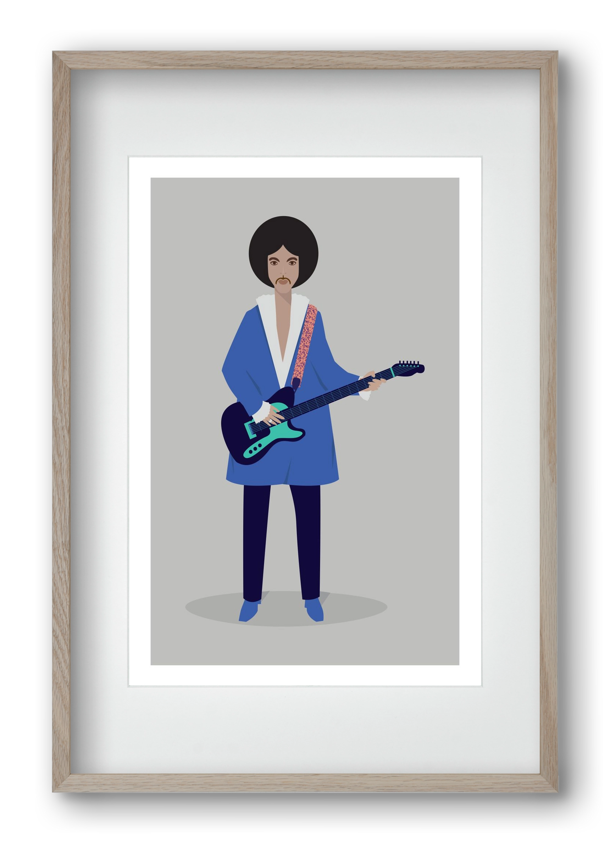 The Artist, 40x60 cm (30x45 cm), Tölgy keret, paszpartuval