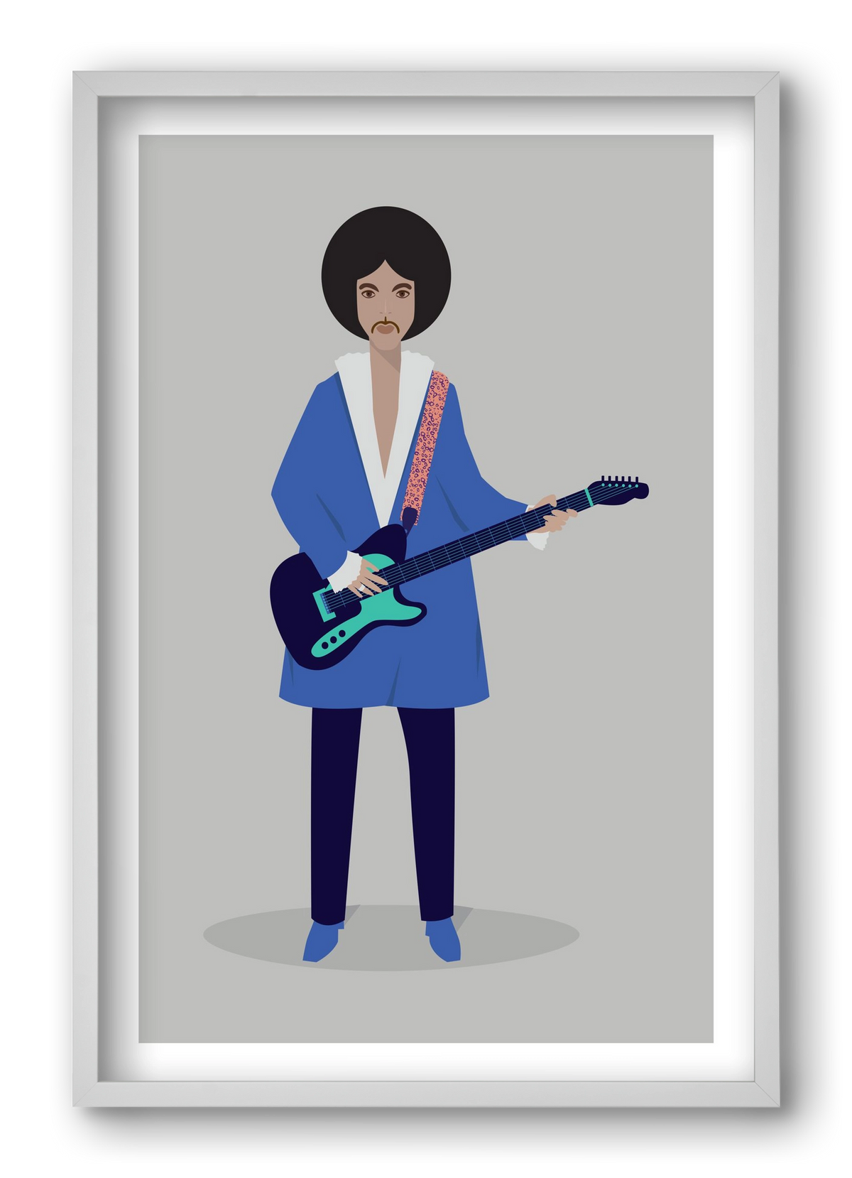 The Artist, 40x60 cm (40x60 cm), Fehér keret