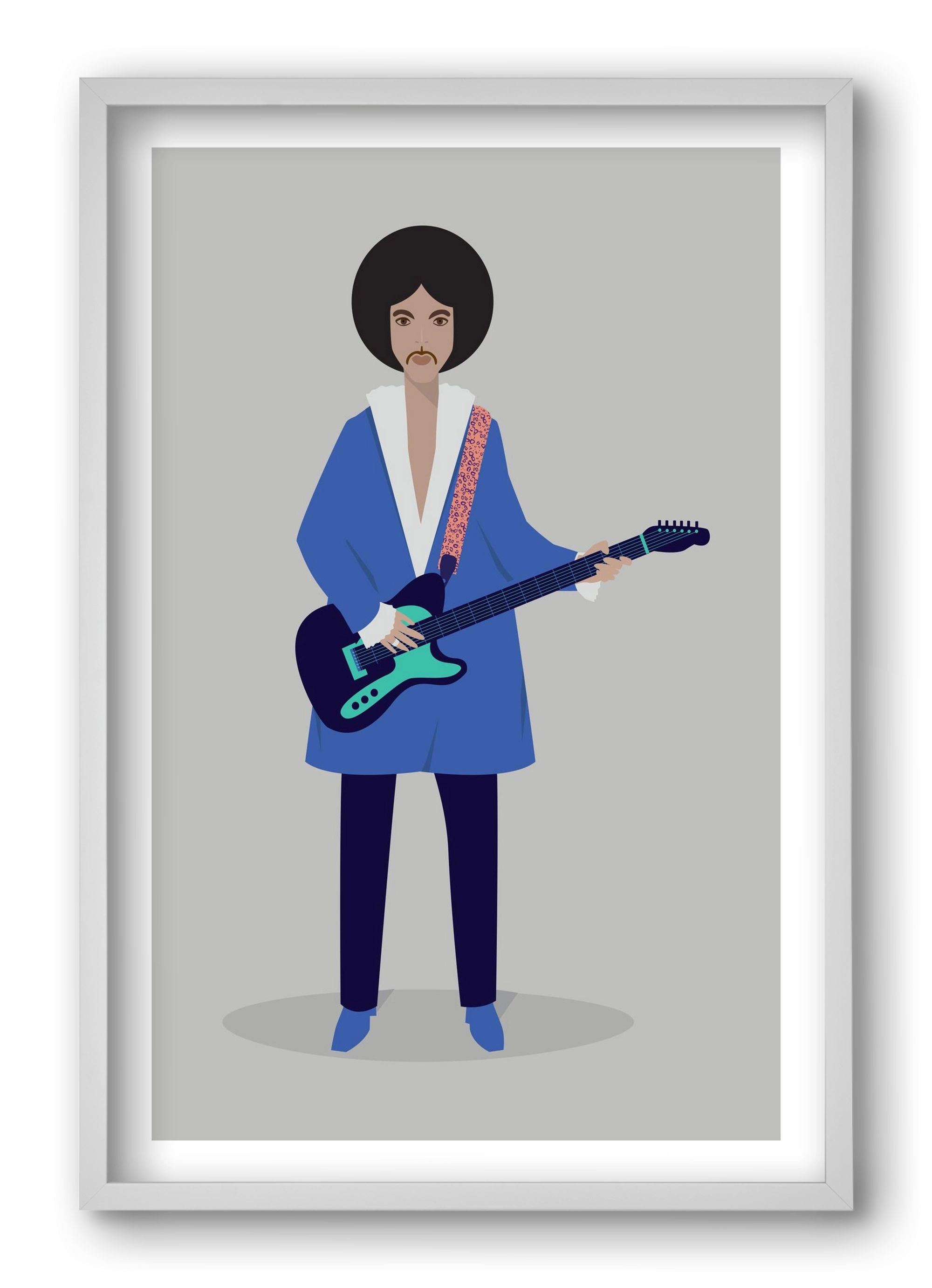 The Artist, 40x60 cm (40x60 cm), Fehér keret