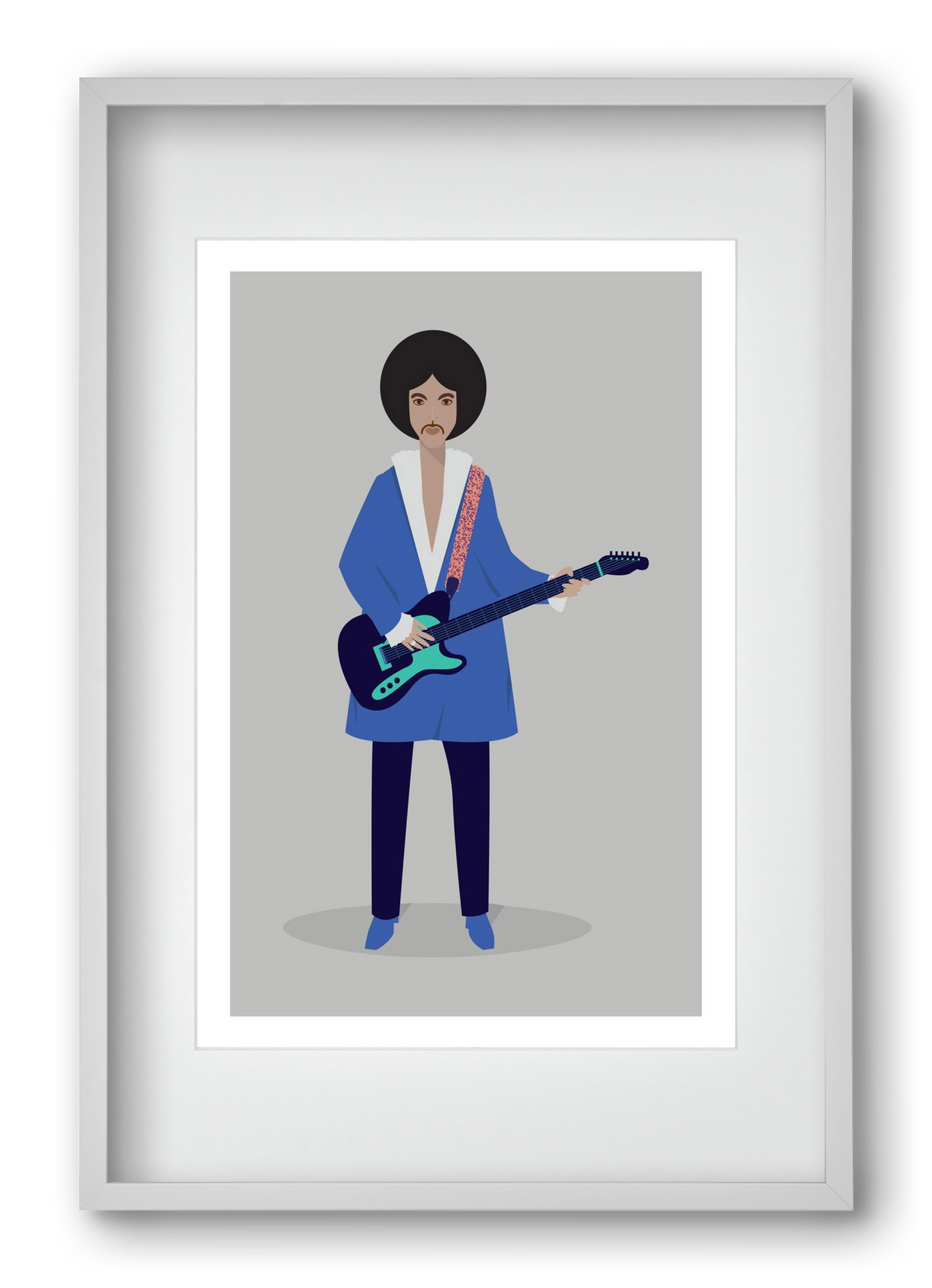 The Artist, 40x60 cm (30x45 cm), Fehér keret, paszpartuval