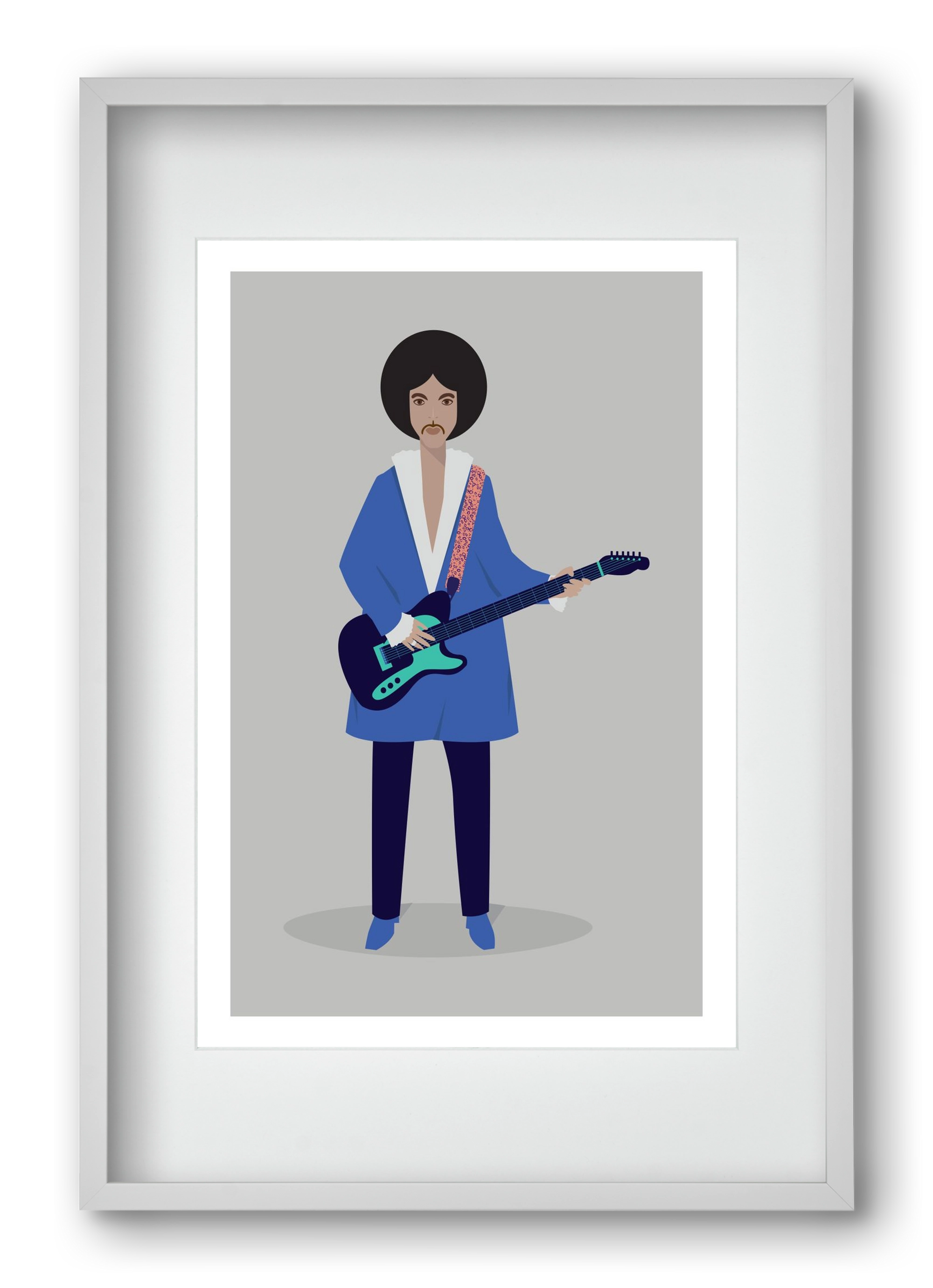 The Artist, 40x60 cm (30x45 cm), Fehér keret, paszpartuval