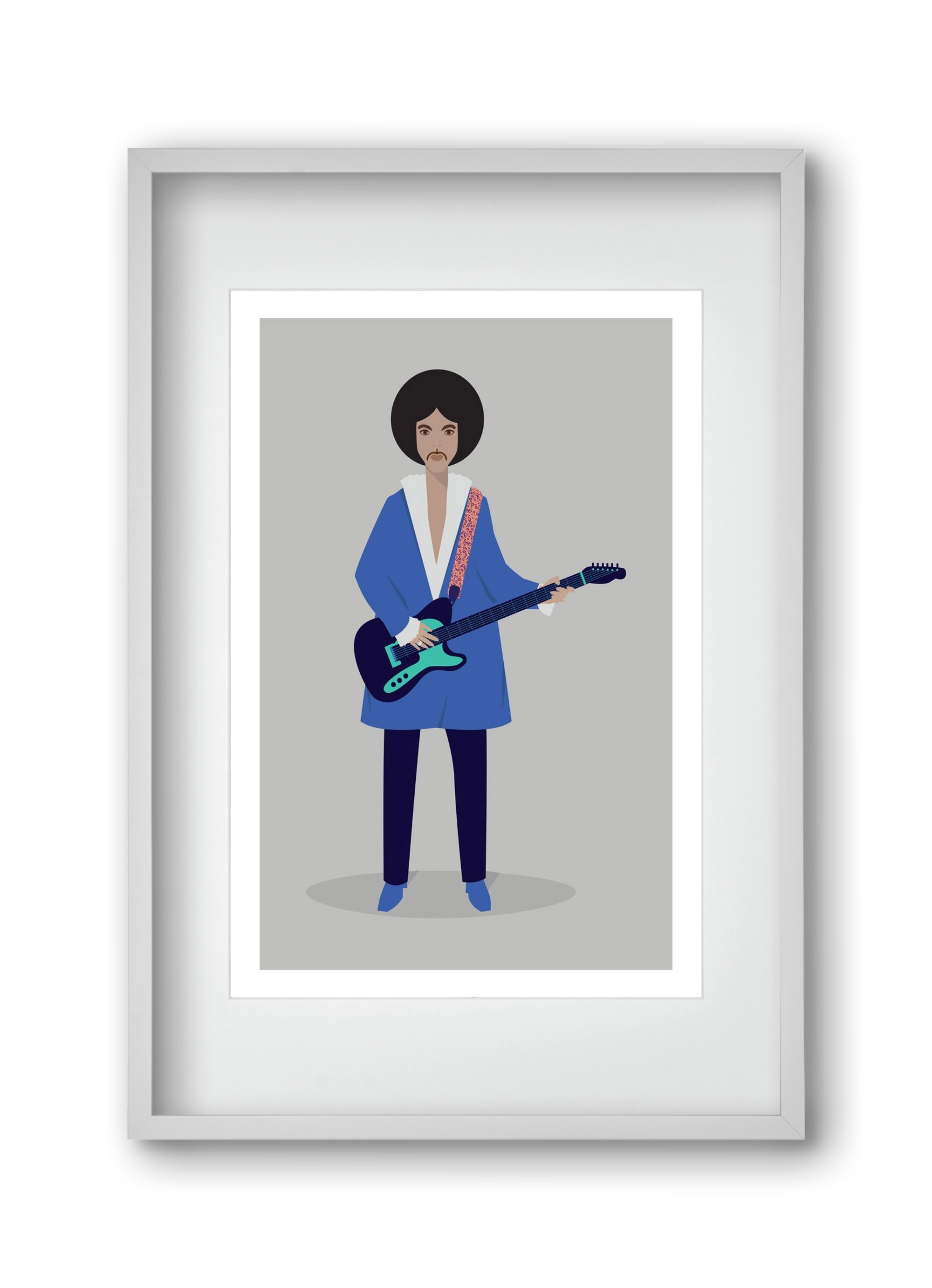 The Artist, 30x45 cm (20x30 cm), Fehér keret, paszpartuval