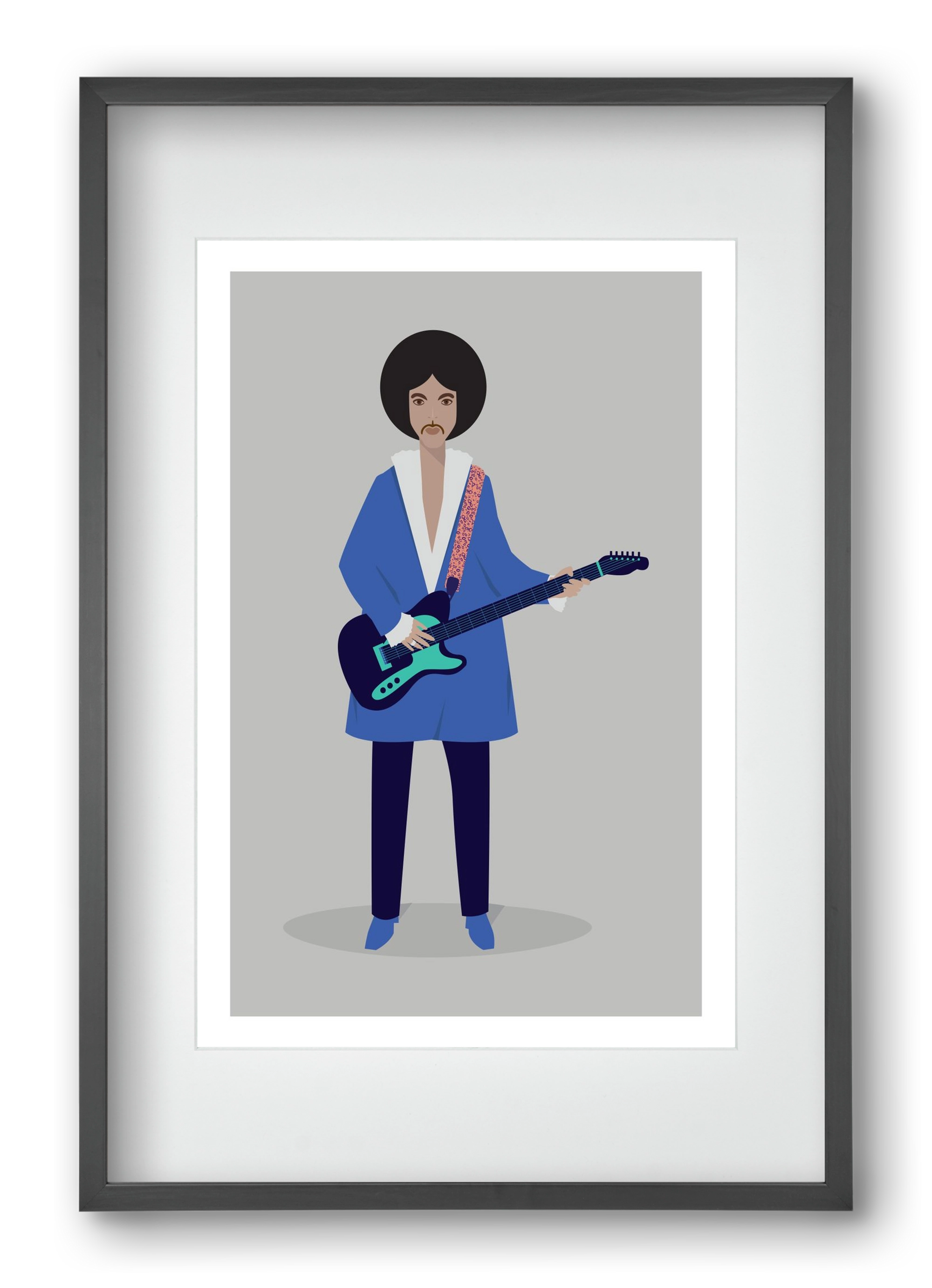 The Artist, 40x60 cm (30x45 cm), Fekete keret, paszpartuval