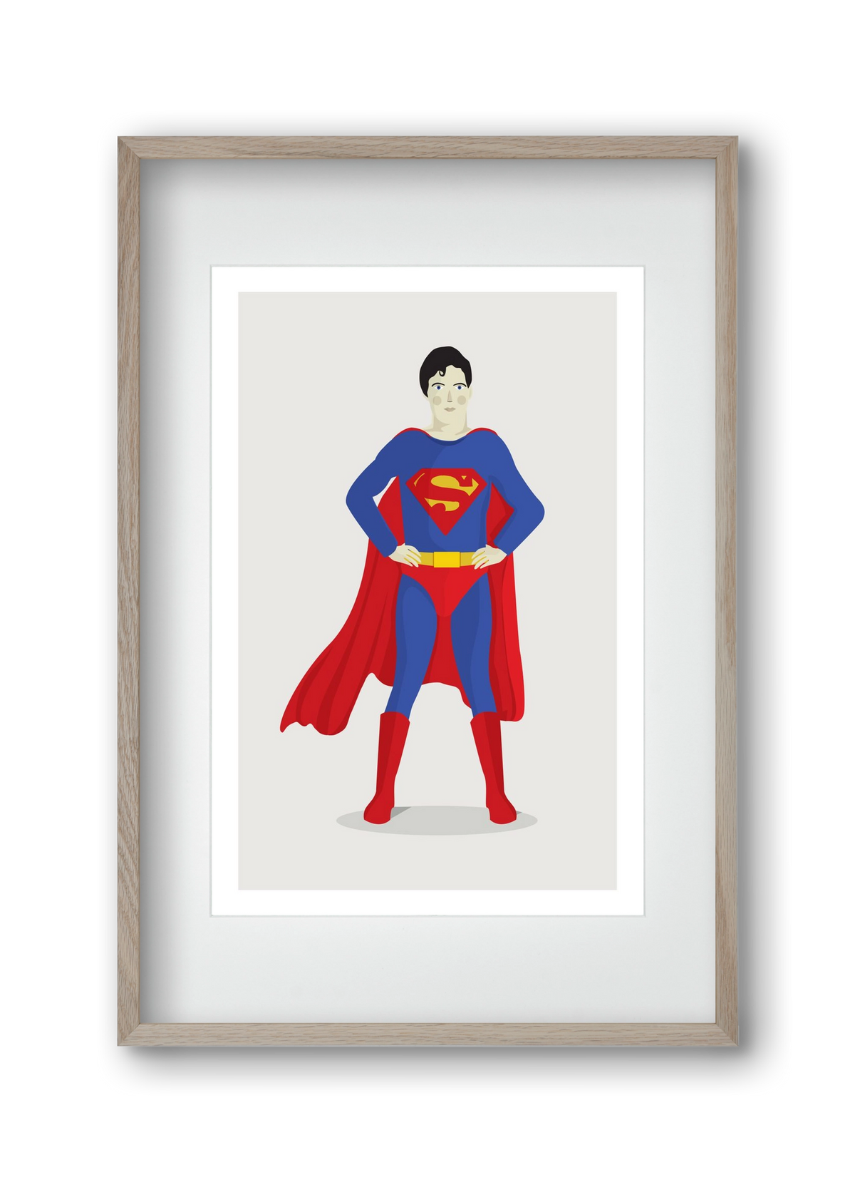 Superhero, 30x45 cm (20x30 cm), Tölgy keret, paszpartuval