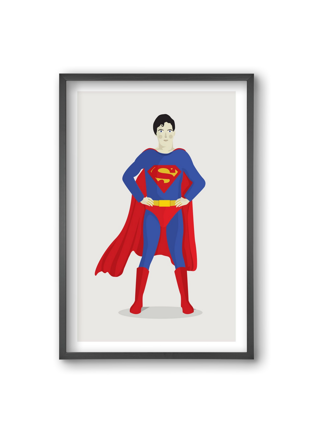 Superhero, 20x30 cm (20x30 cm), Fekete keret