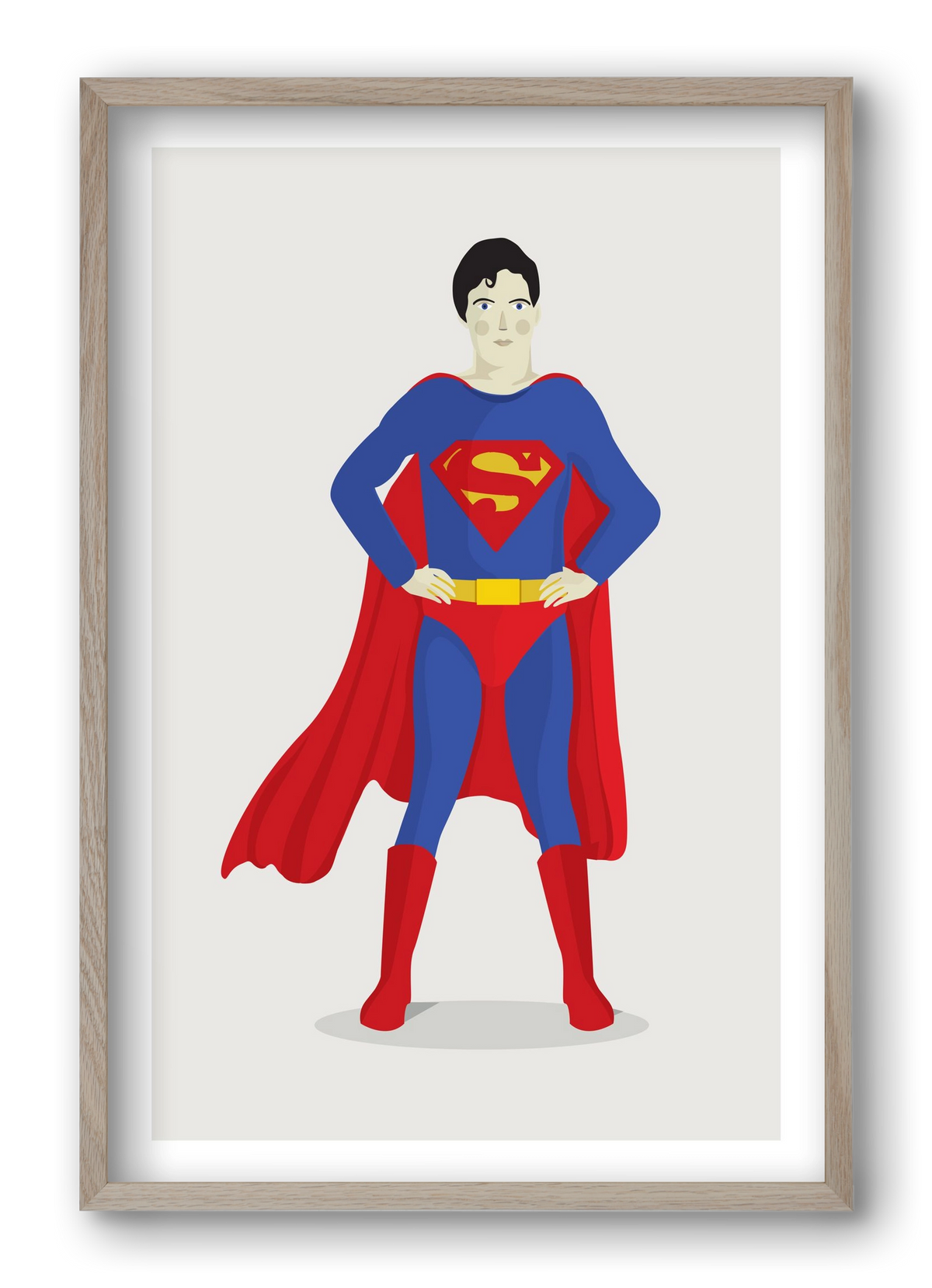 Superhero, 40x60 cm (40x60 cm), Tölgy keret