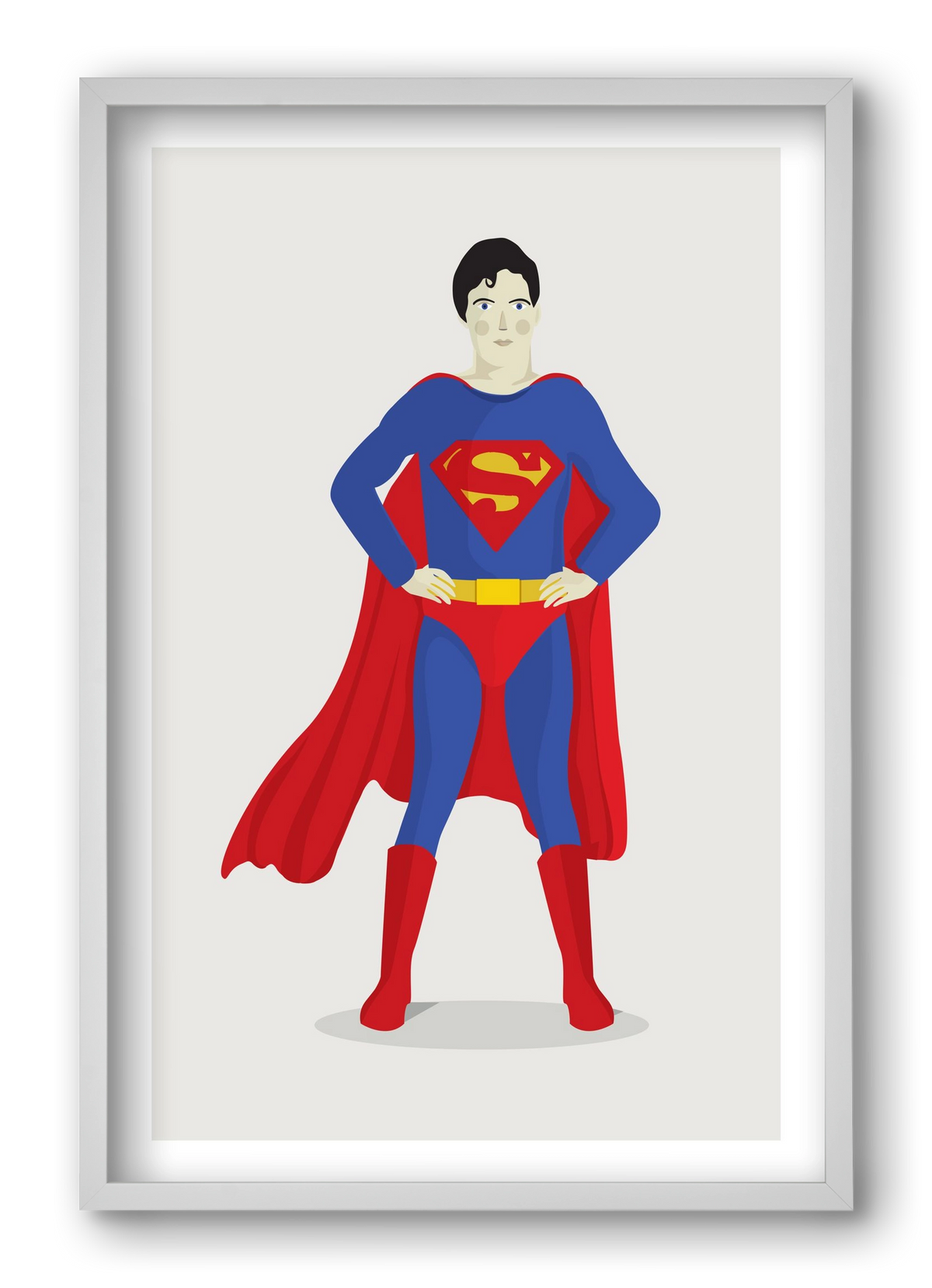 Superhero, 40x60 cm (40x60 cm), Fehér keret