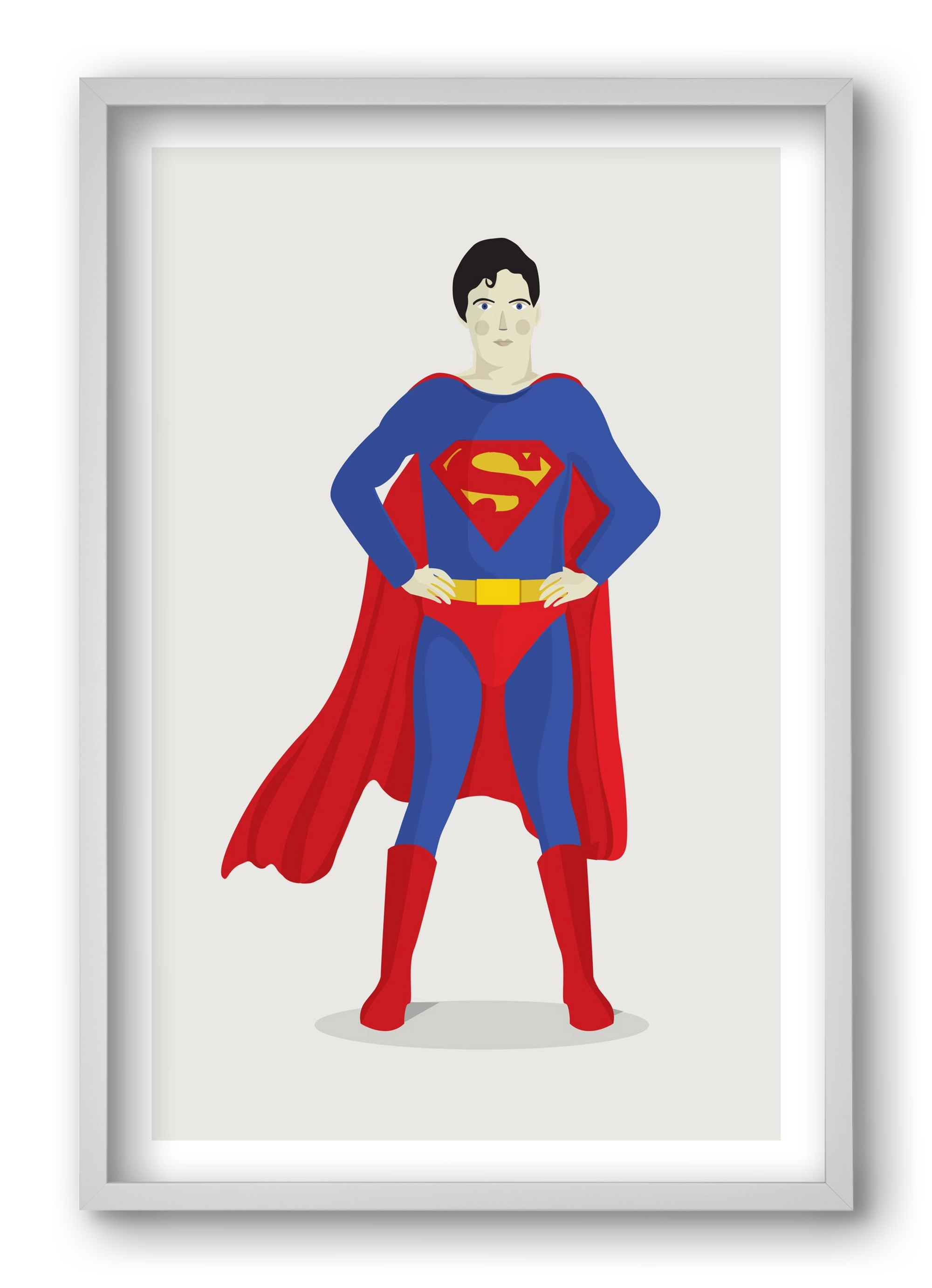 Superhero, 40x60 cm (40x60 cm), Fehér keret