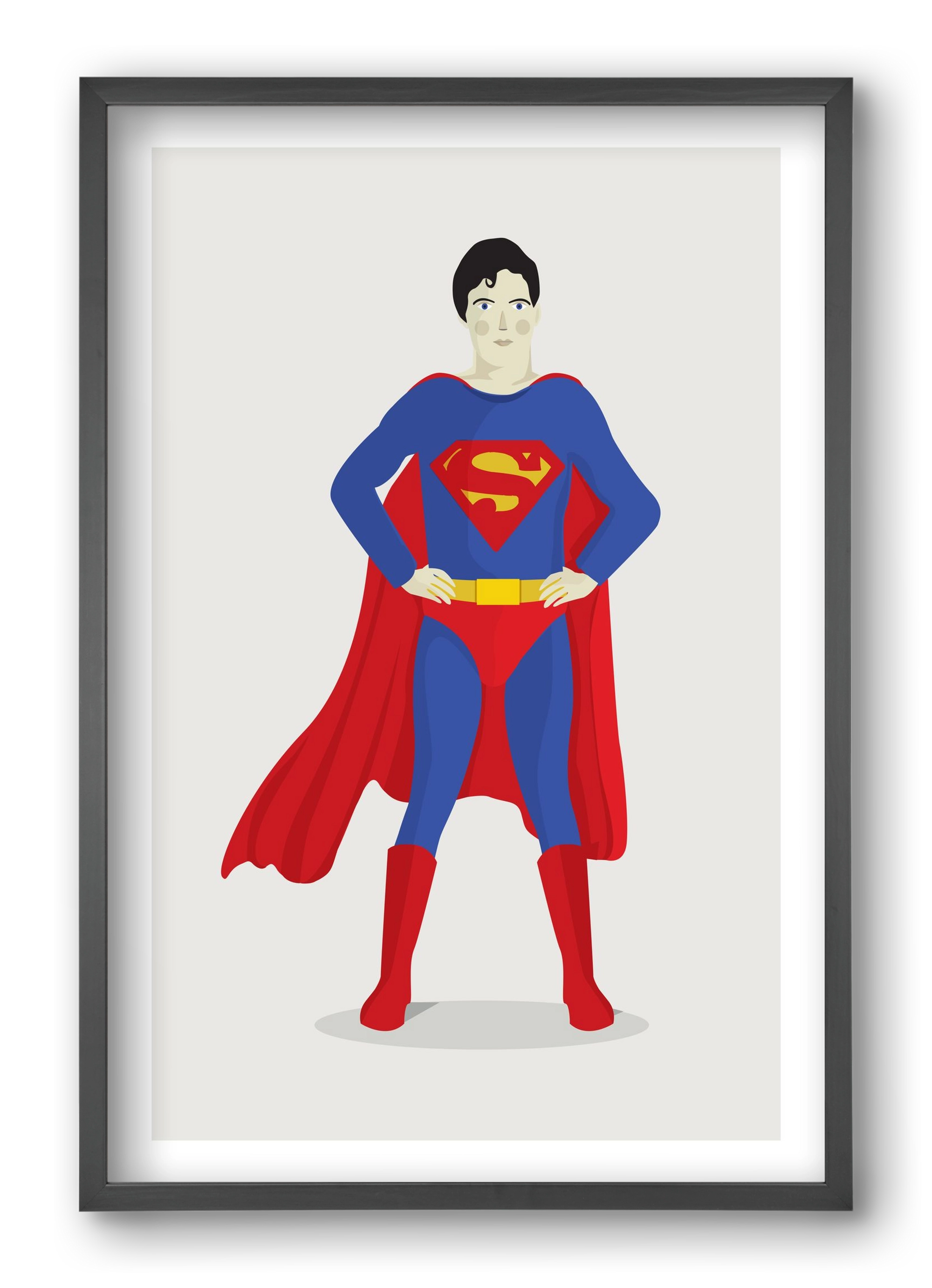 Superhero, 40x60 cm (40x60 cm), Fekete keret