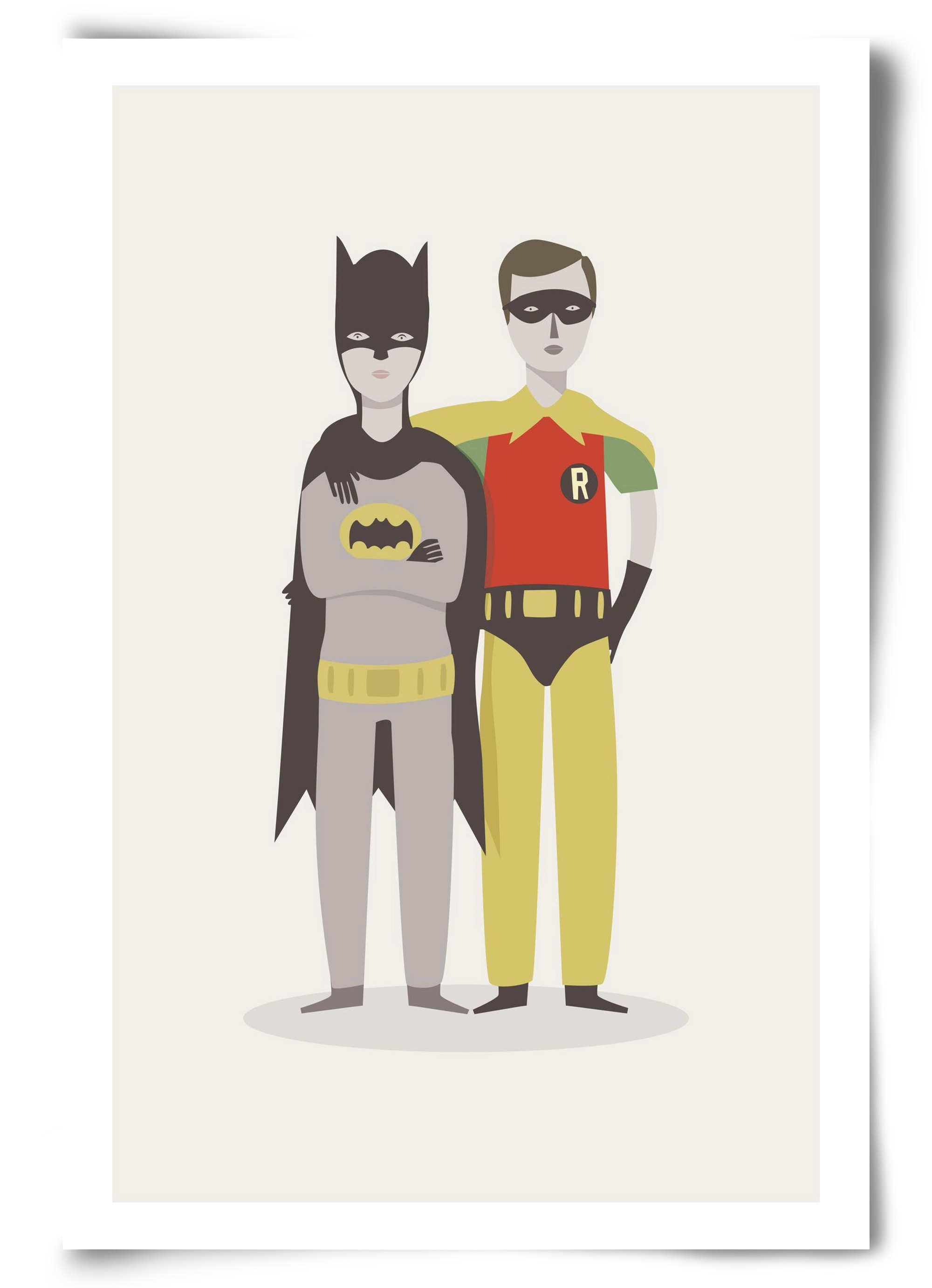 Superheroes, 60x90 cm, Keret nélkül