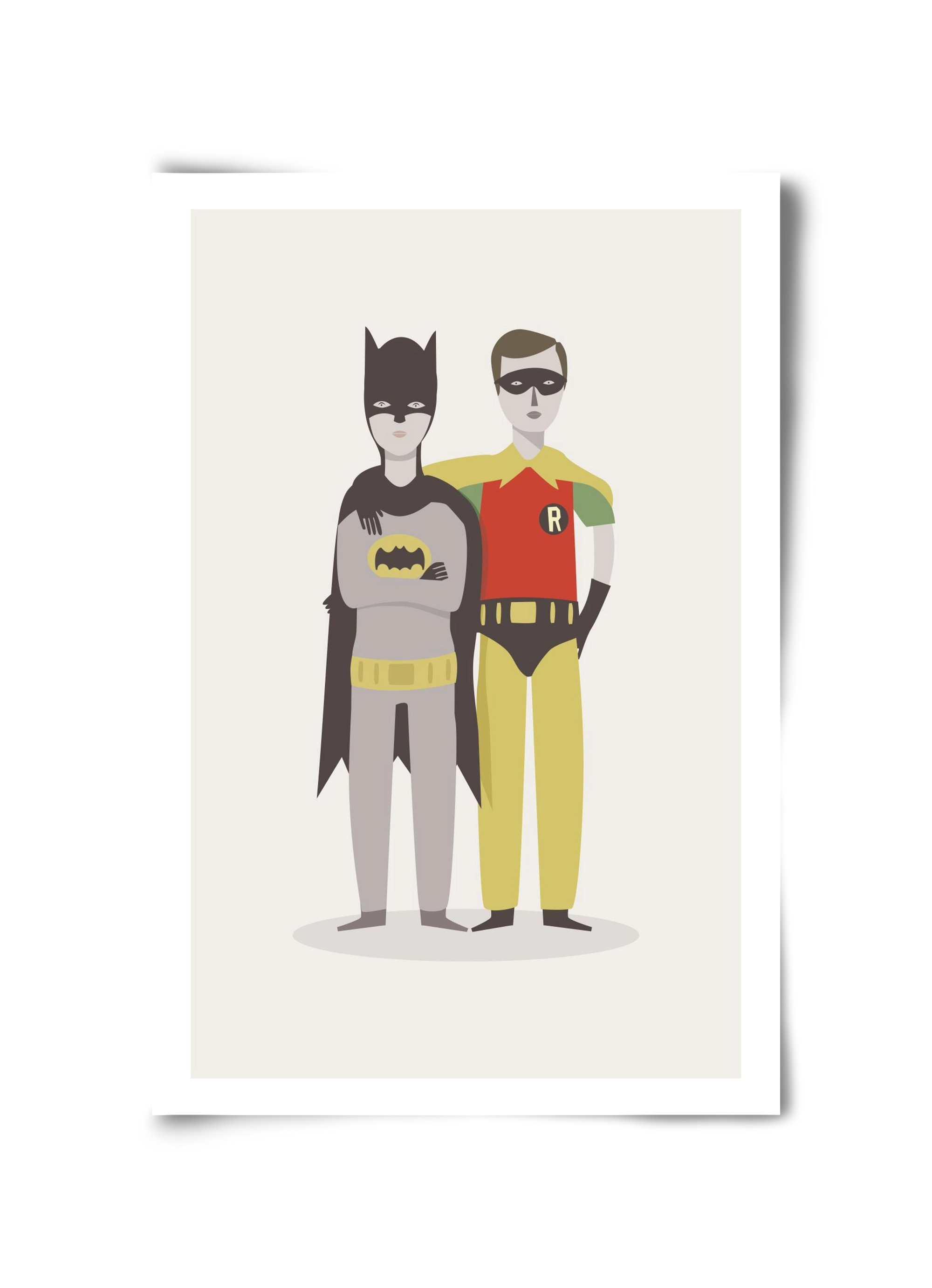 Superheroes, 30x45 cm, Keret nélkül