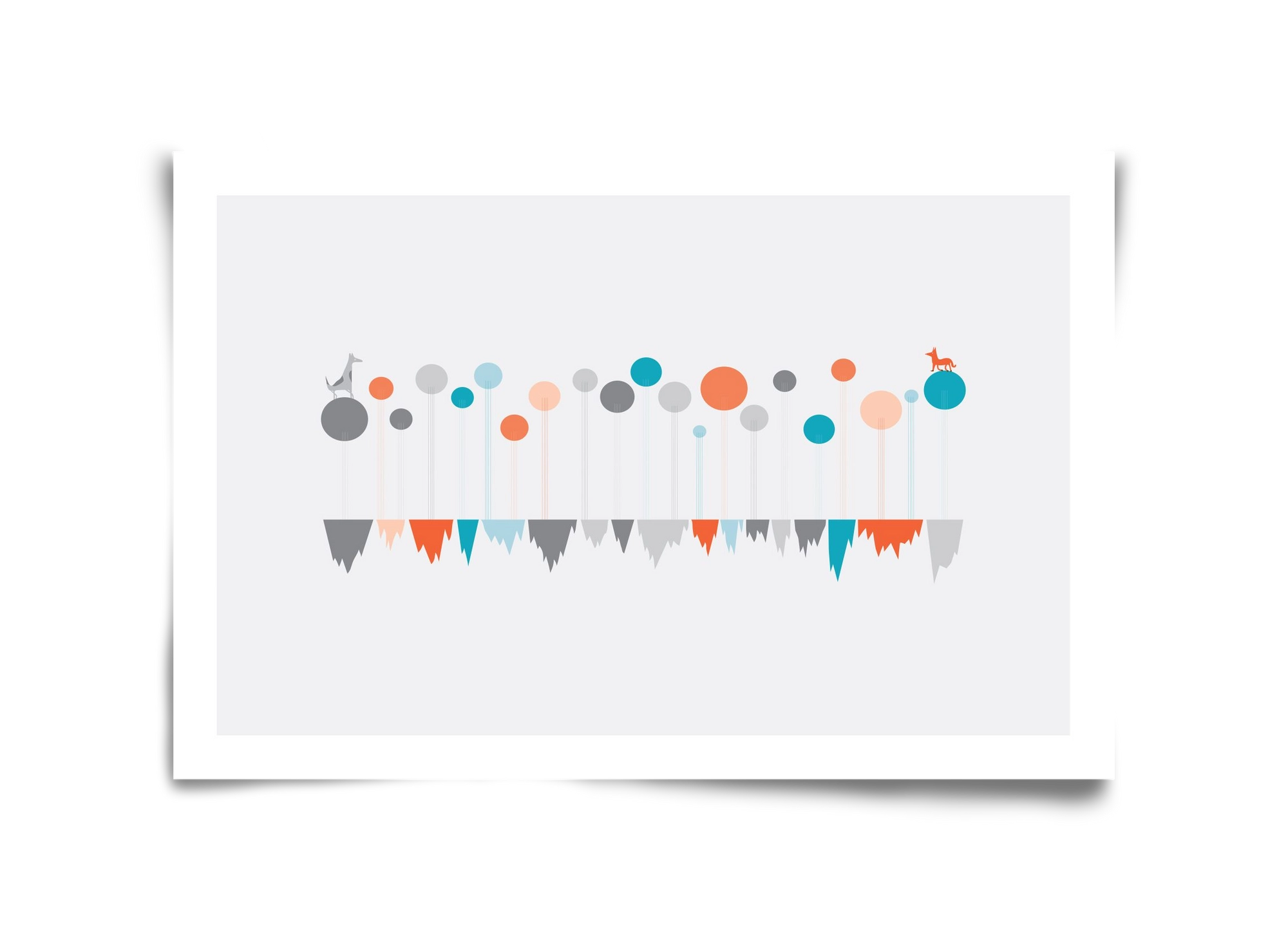 The Meeting, 45x30 cm, Keret nélkül