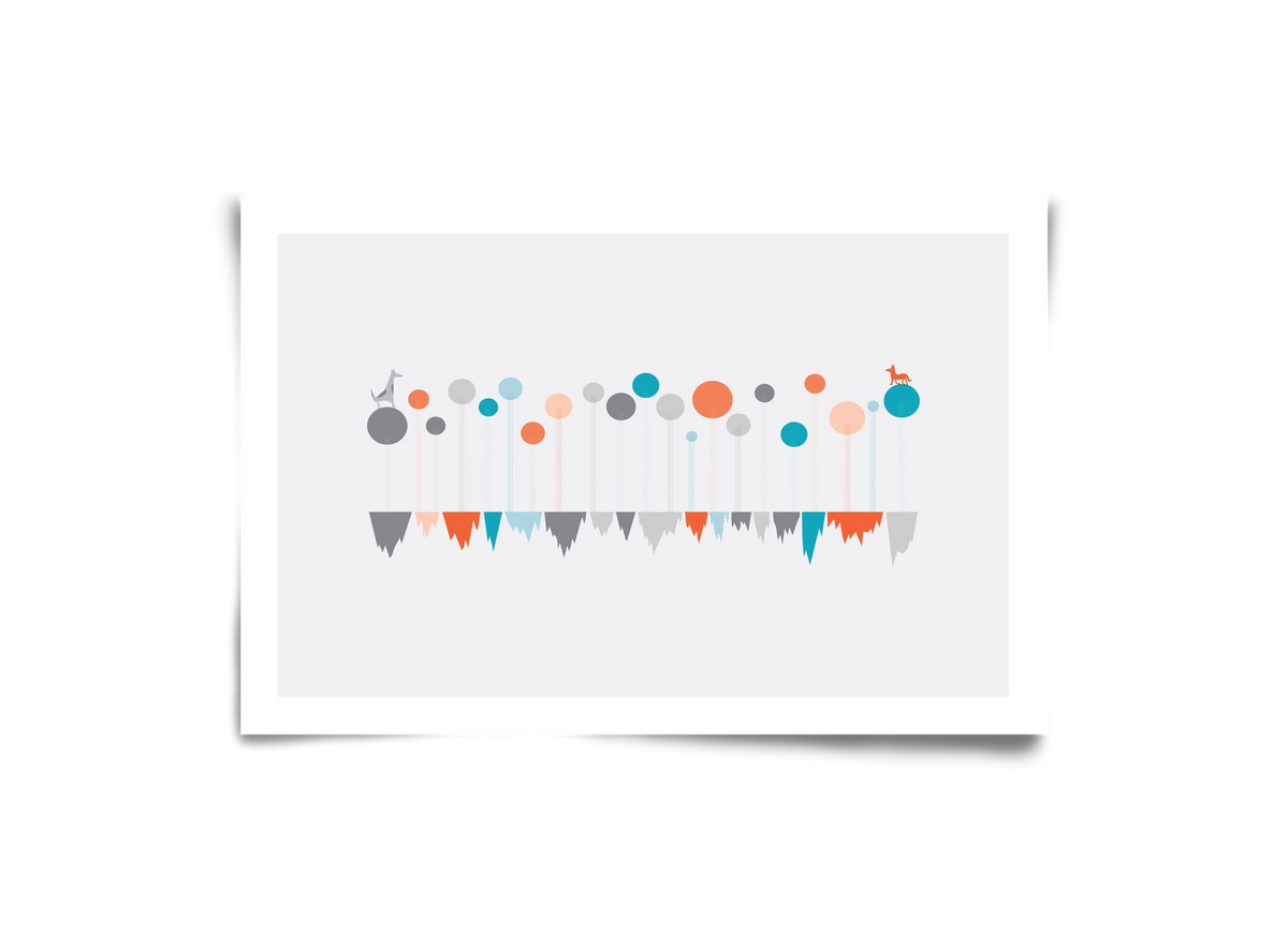 The Meeting, 30x20 cm, Keret nélkül