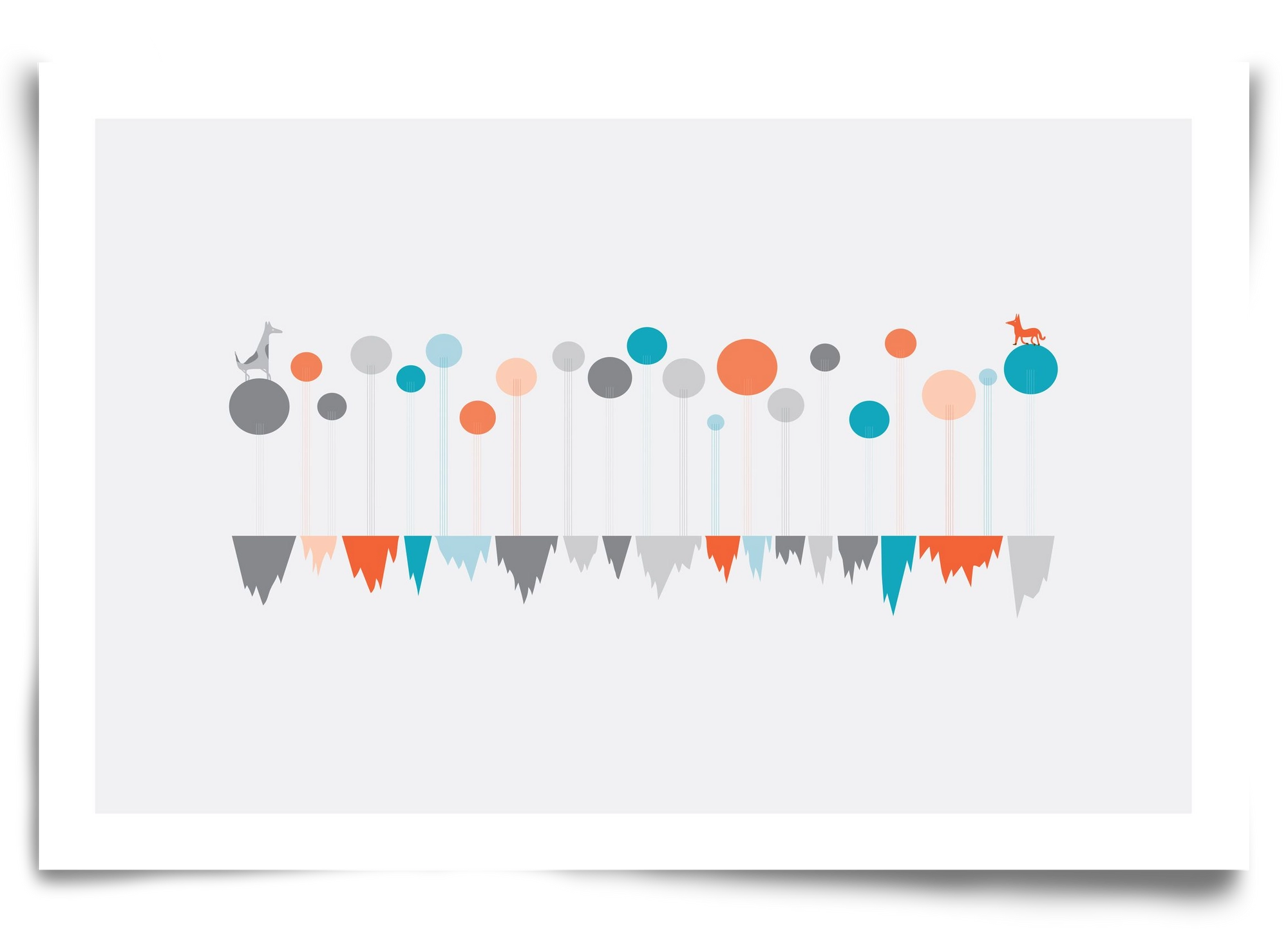 The Meeting, 90x60 cm, Keret nélkül