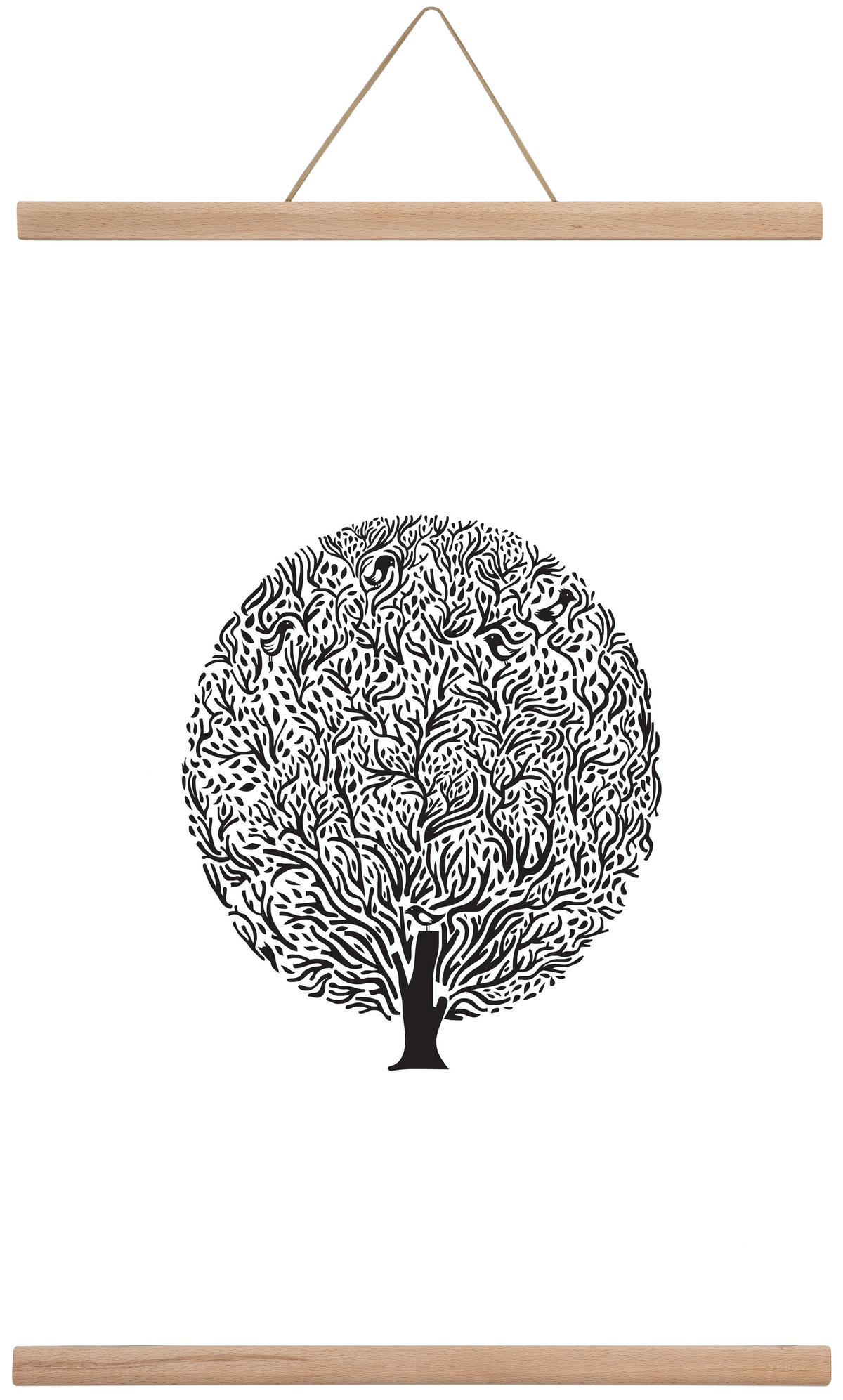 Tree, 40x60 cm (40x60 cm), Tölgy akasztó