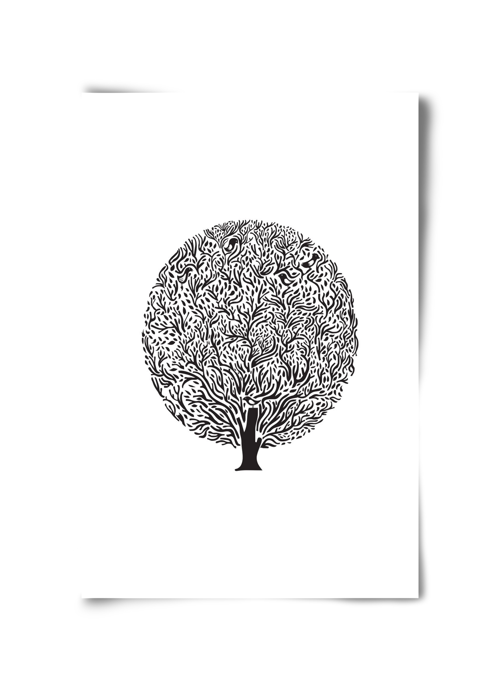 Tree, 30x45 cm, Keret nélkül