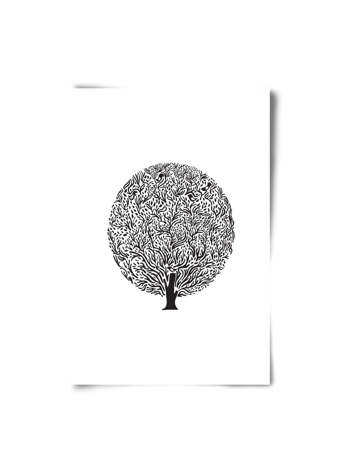 Tree, 20x30 cm, Keret nélkül