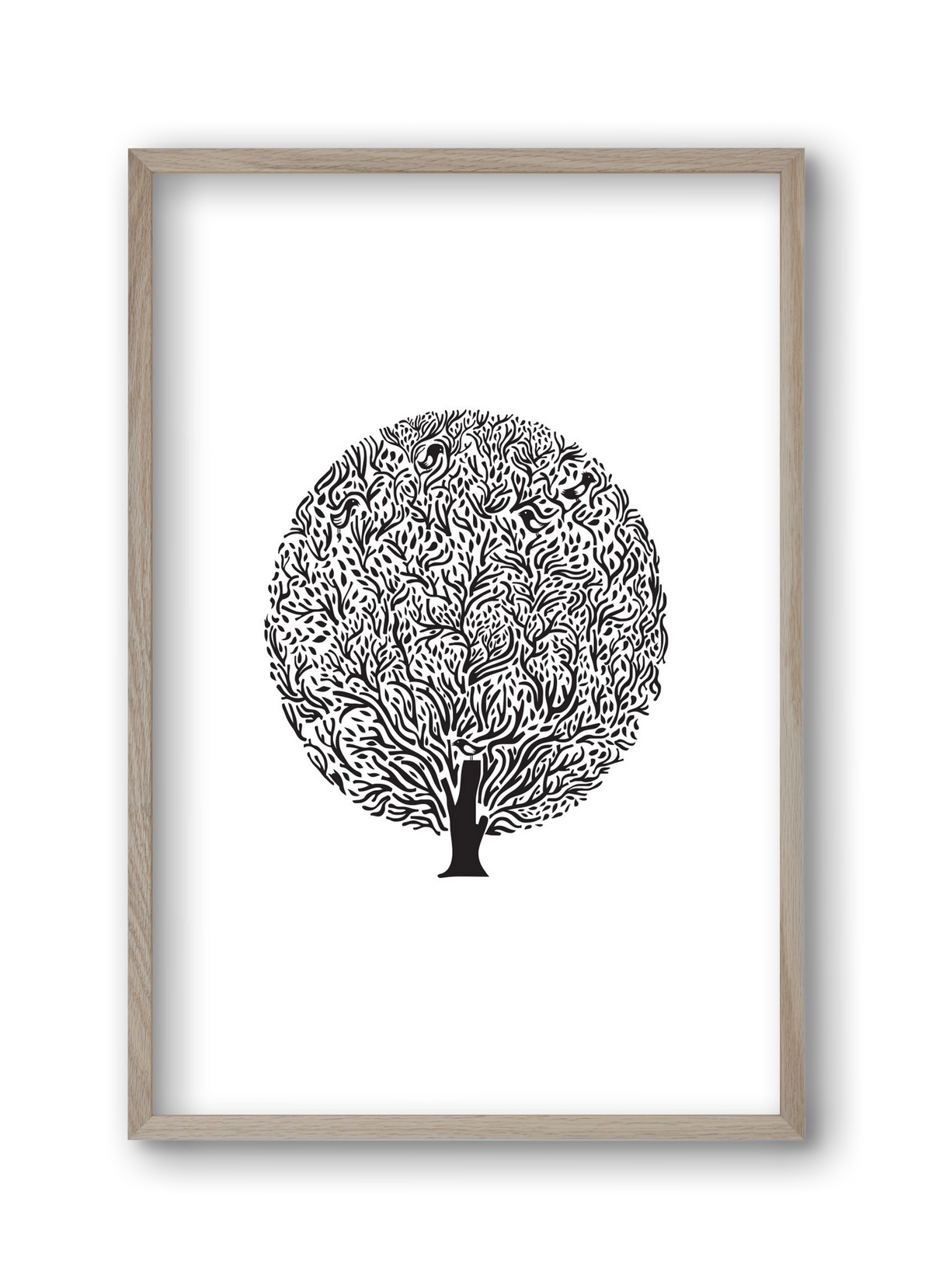 Tree, 30x45 cm (30x45 cm), Tölgy keret