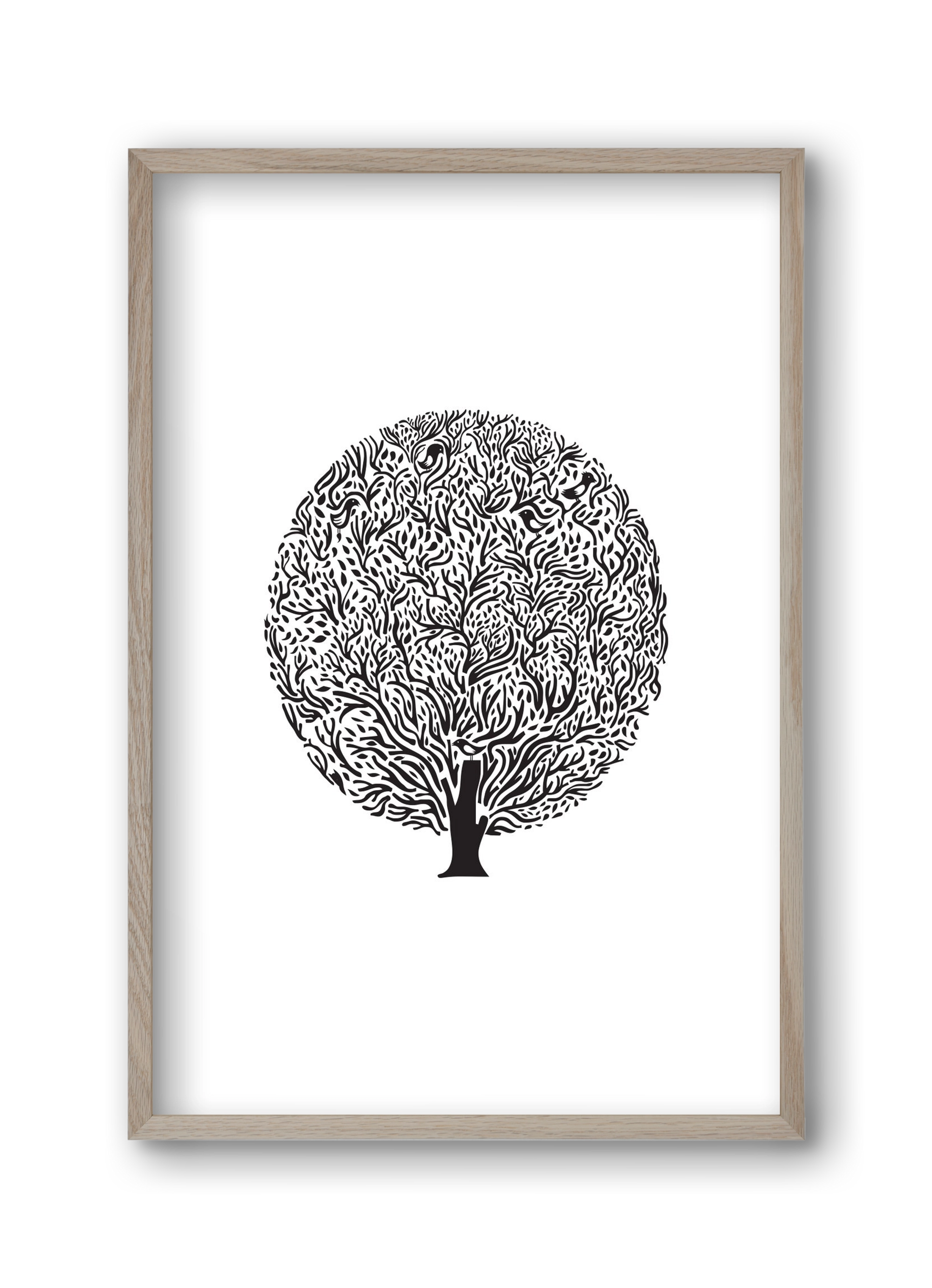 Tree, 30x45 cm (30x45 cm), Tölgy keret