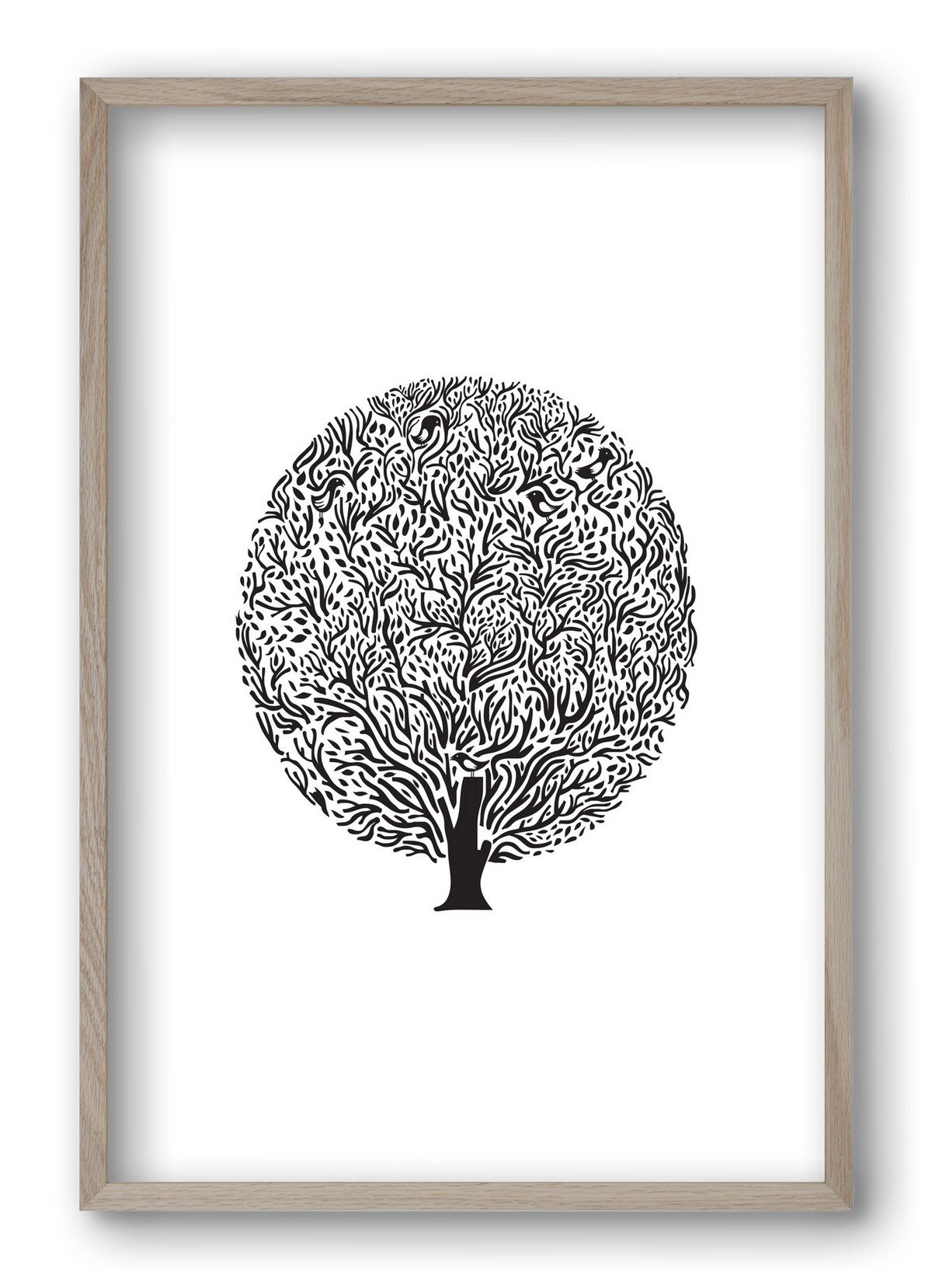 Tree, 40x60 cm (40x60 cm), Tölgy keret