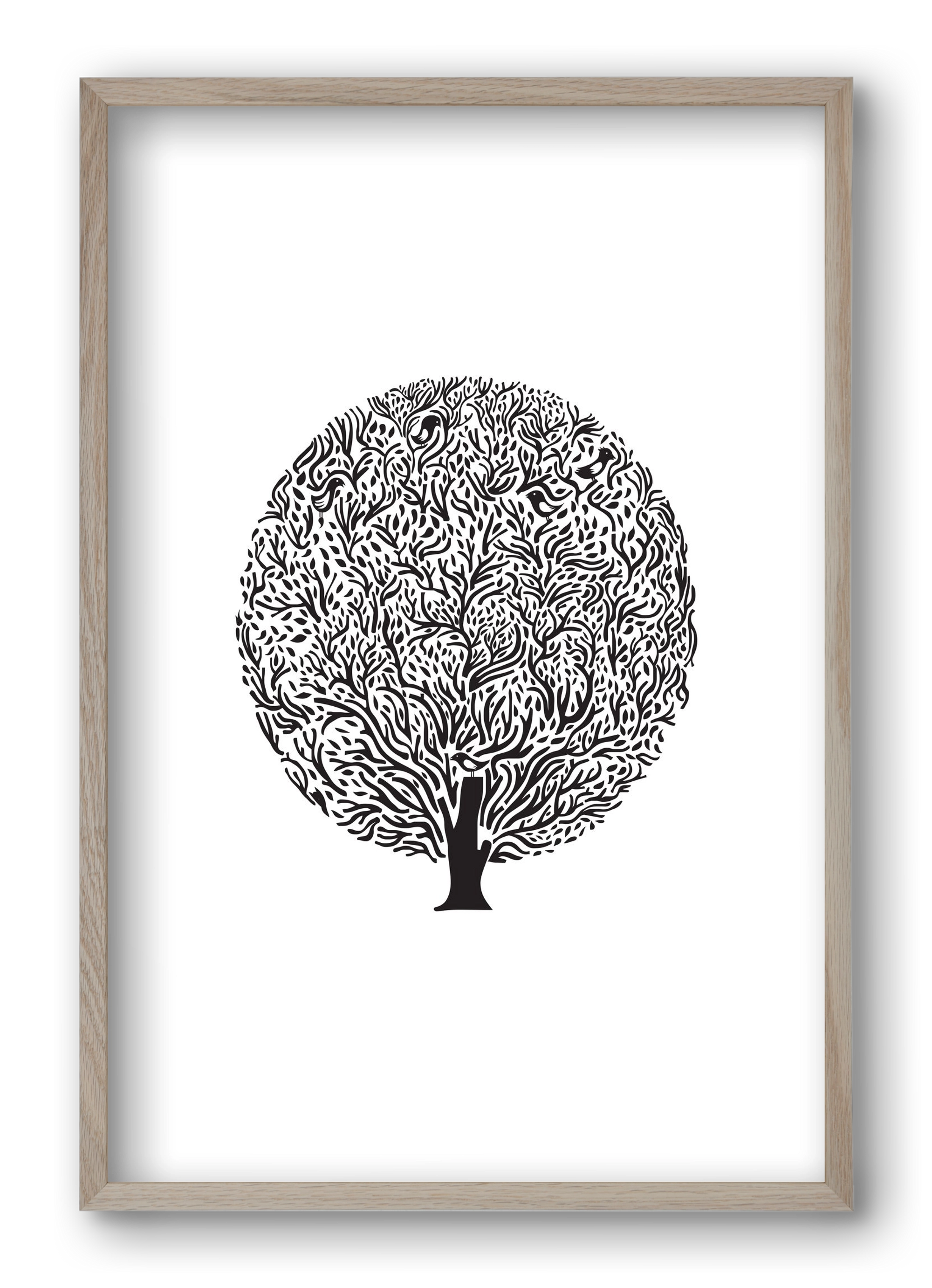 Tree, 40x60 cm (40x60 cm), Tölgy keret