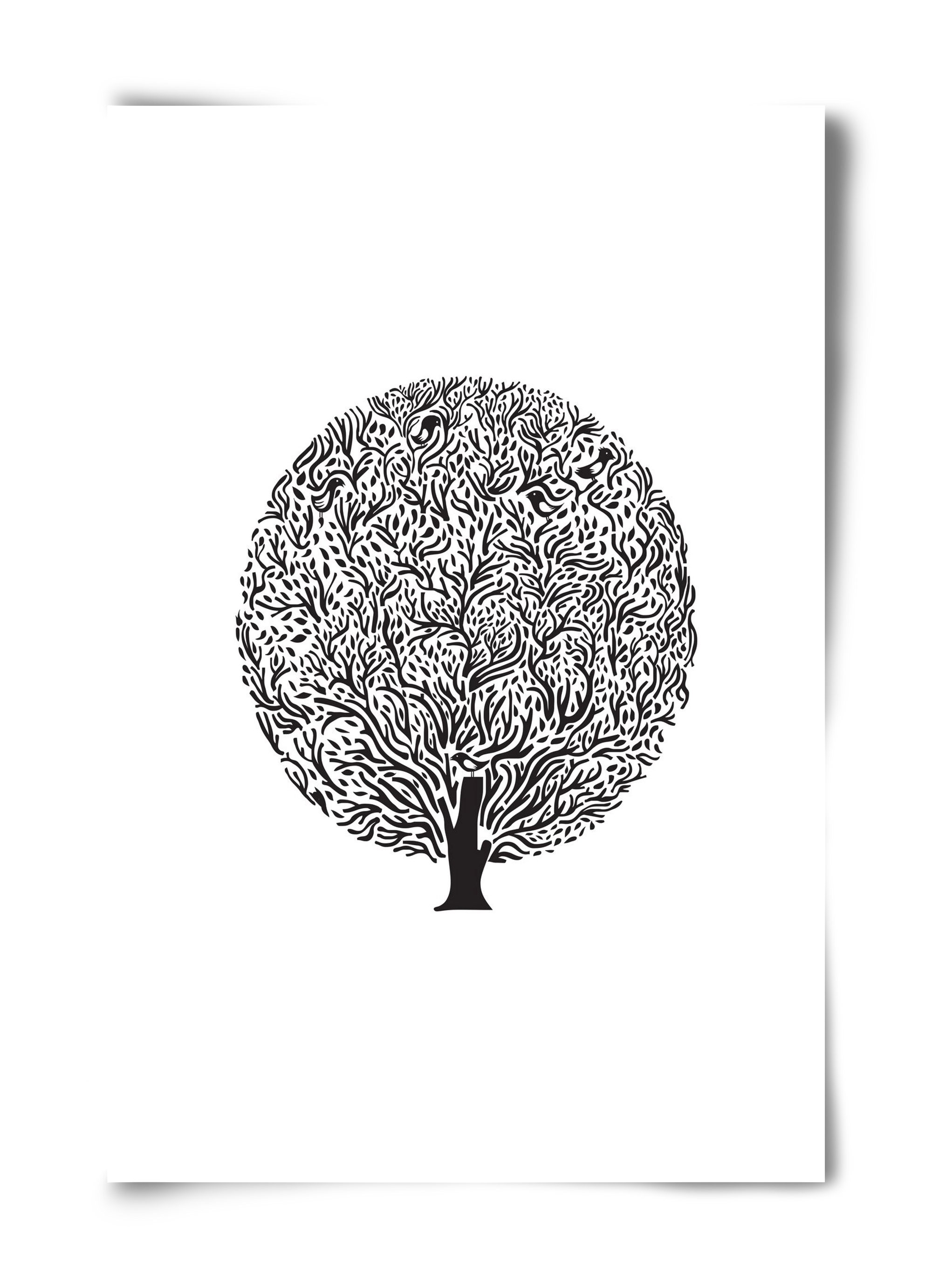 Tree, 40x60 cm, Keret nélkül