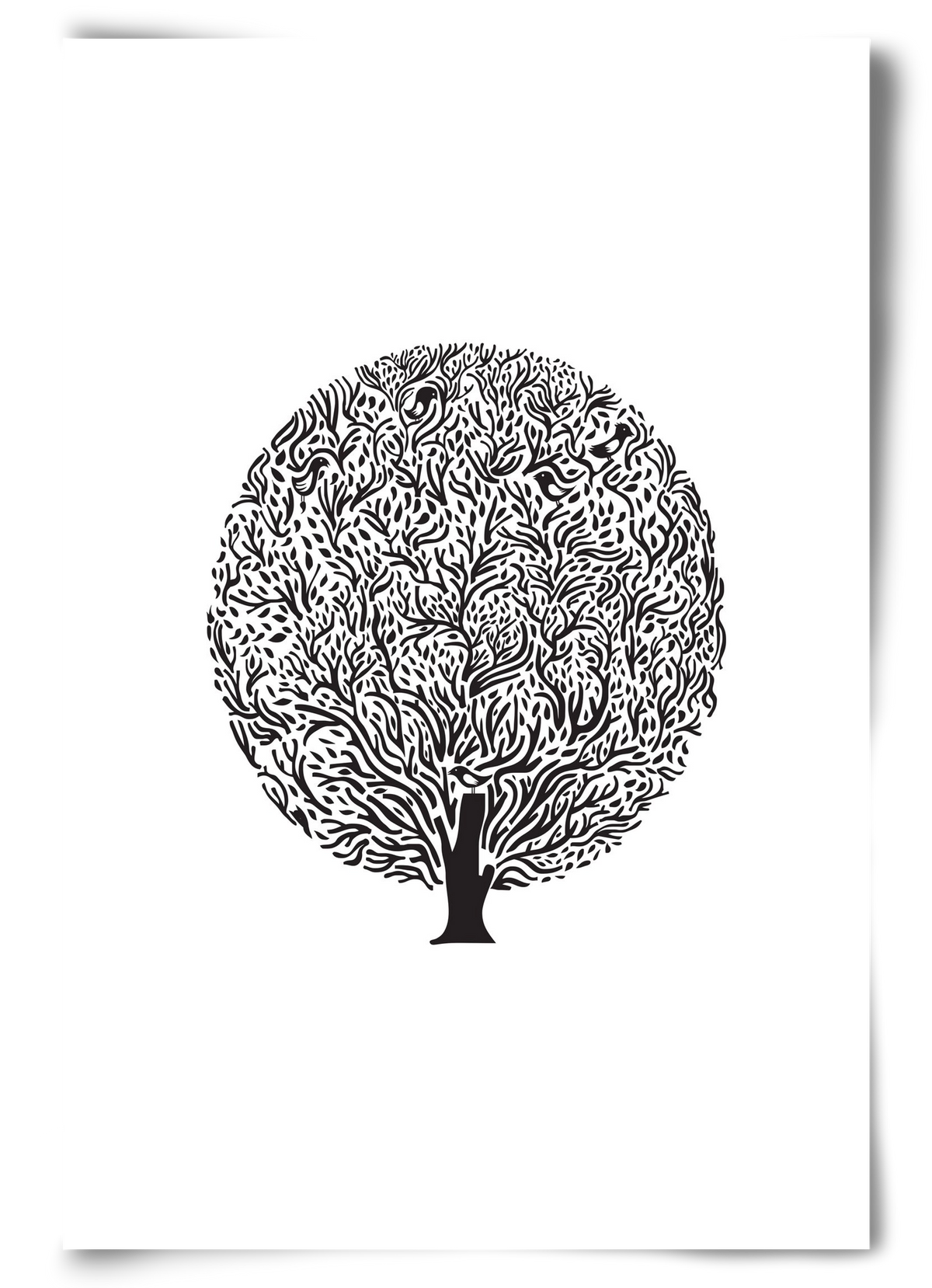 Tree, 60x90 cm, Keret nélkül