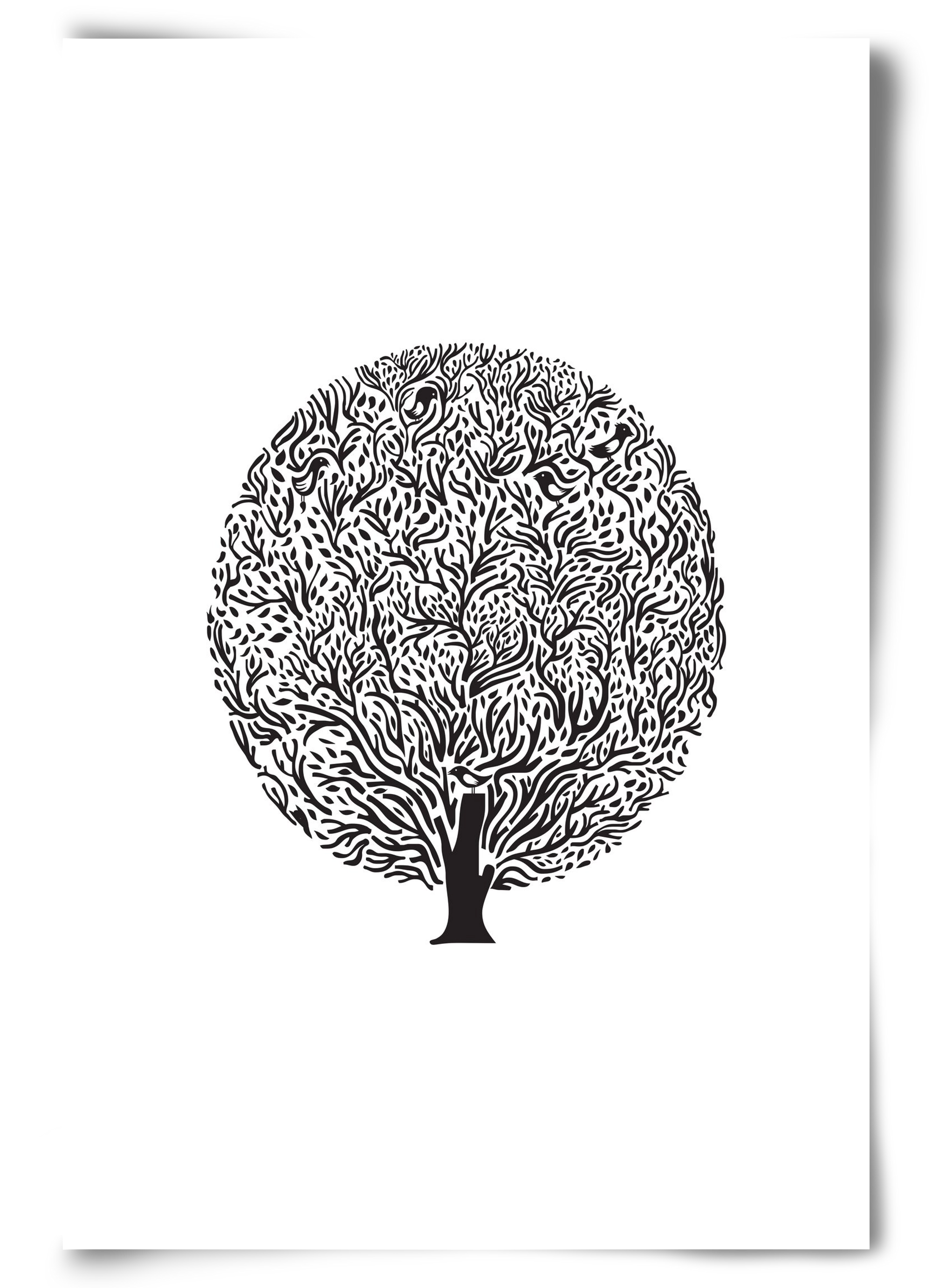 Tree, 60x90 cm, Keret nélkül