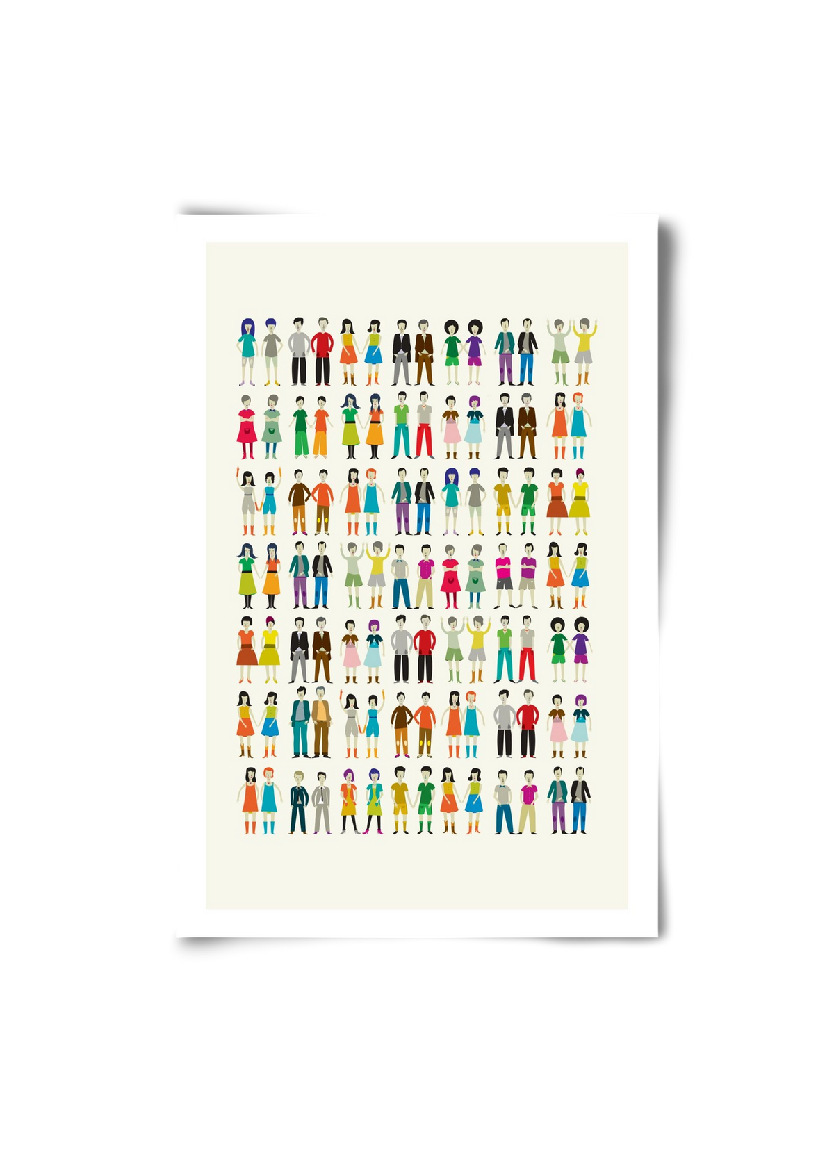 Twins, 20x30 cm, Keret nélkül