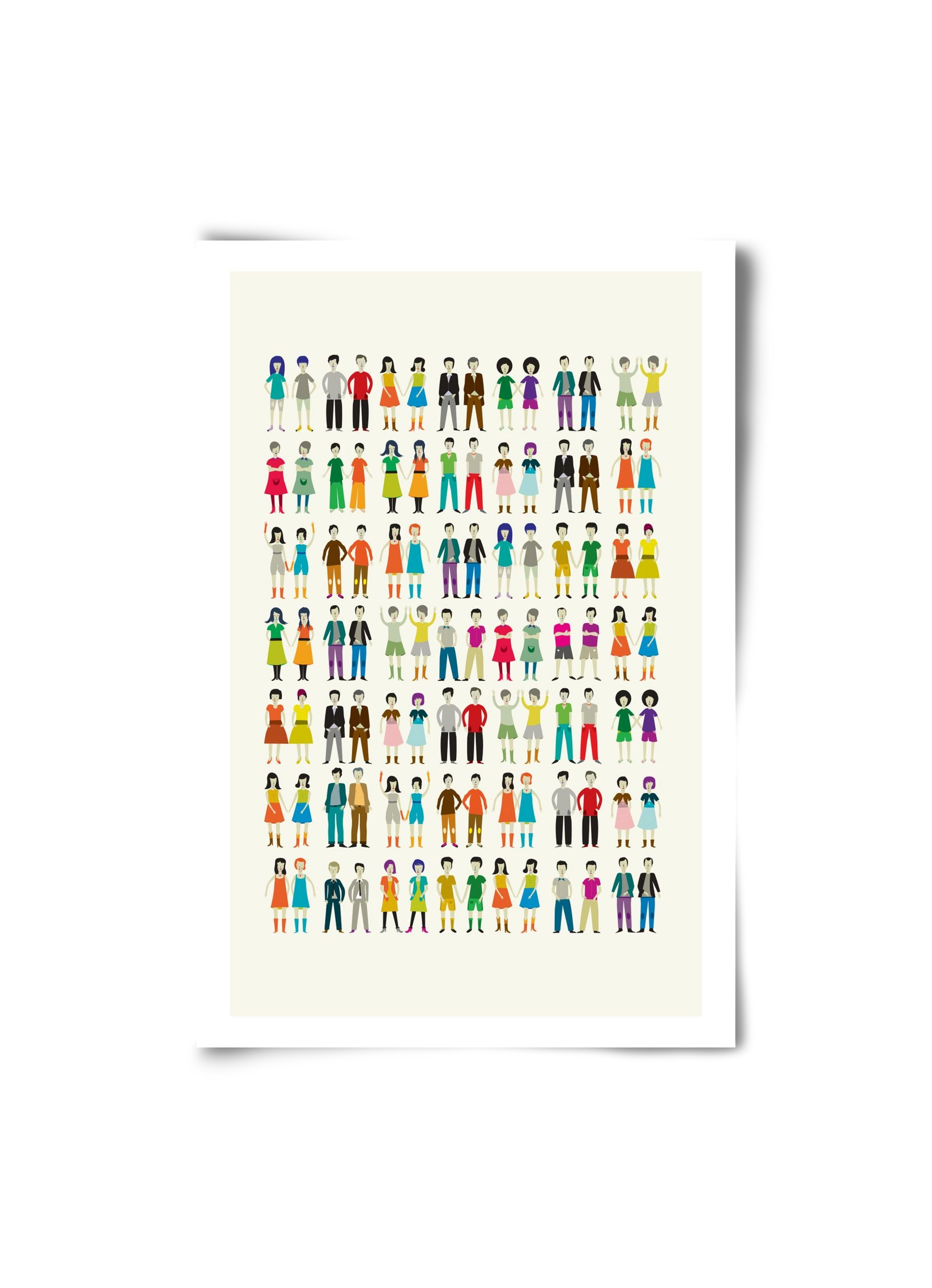 Twins, 20x30 cm, Keret nélkül