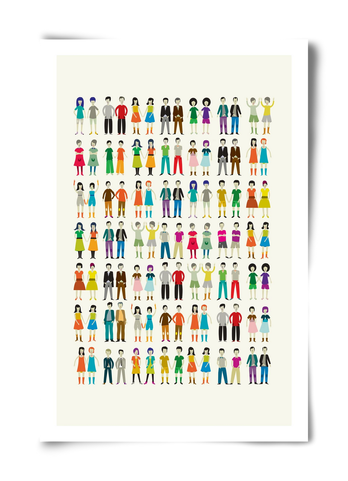 Twins, 40x60 cm, Keret nélkül