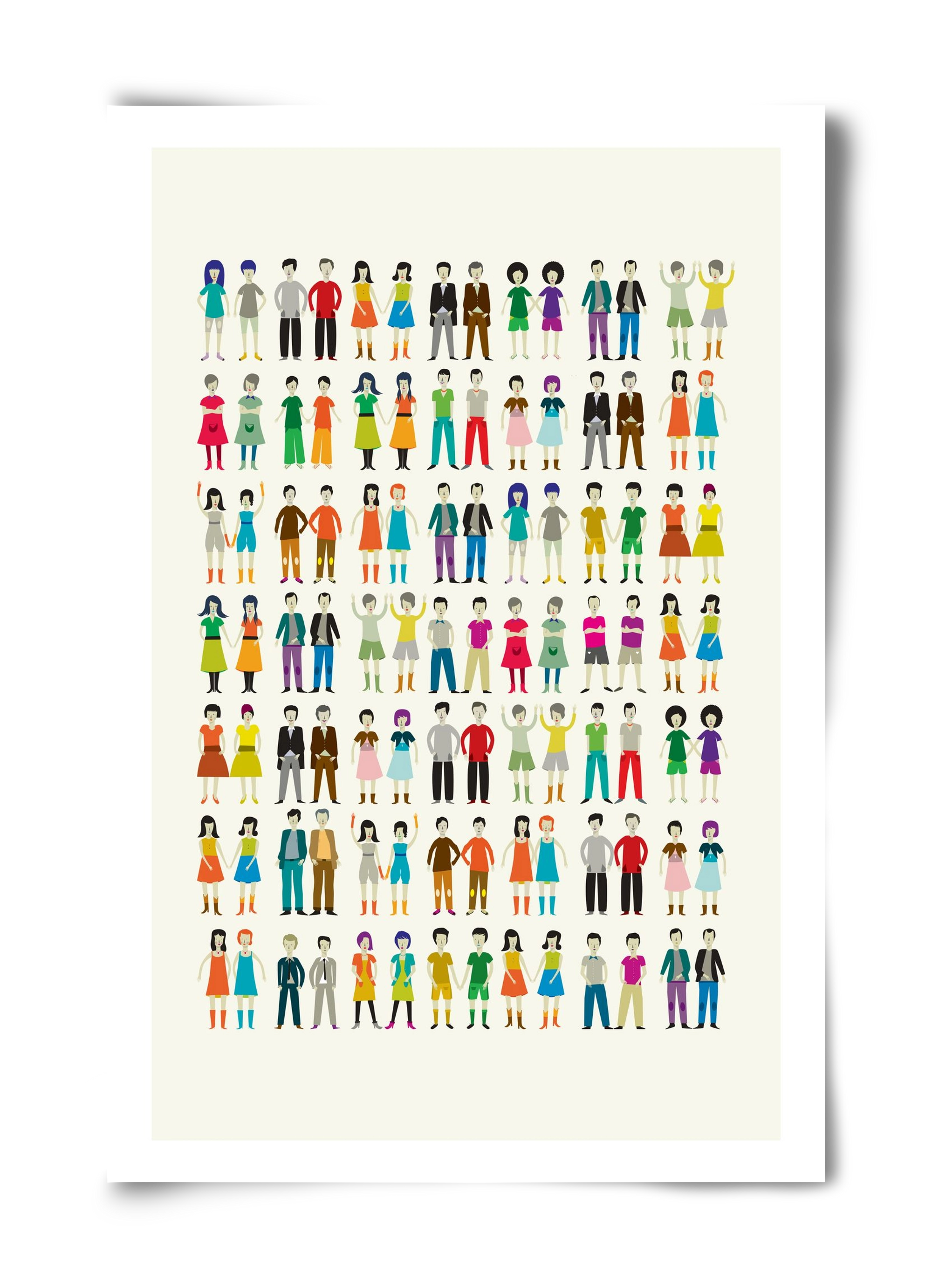 Twins, 40x60 cm, Keret nélkül