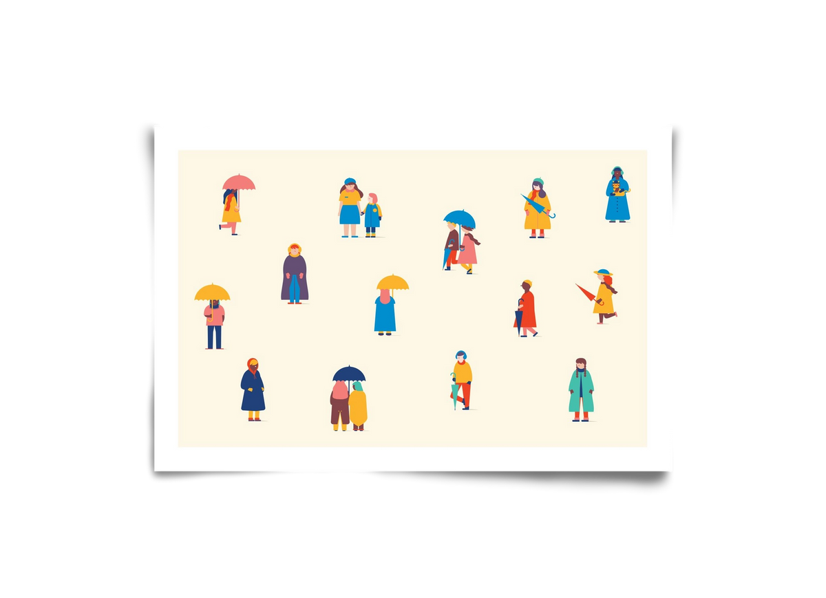 Winter, 30x20 cm, Keret nélkül