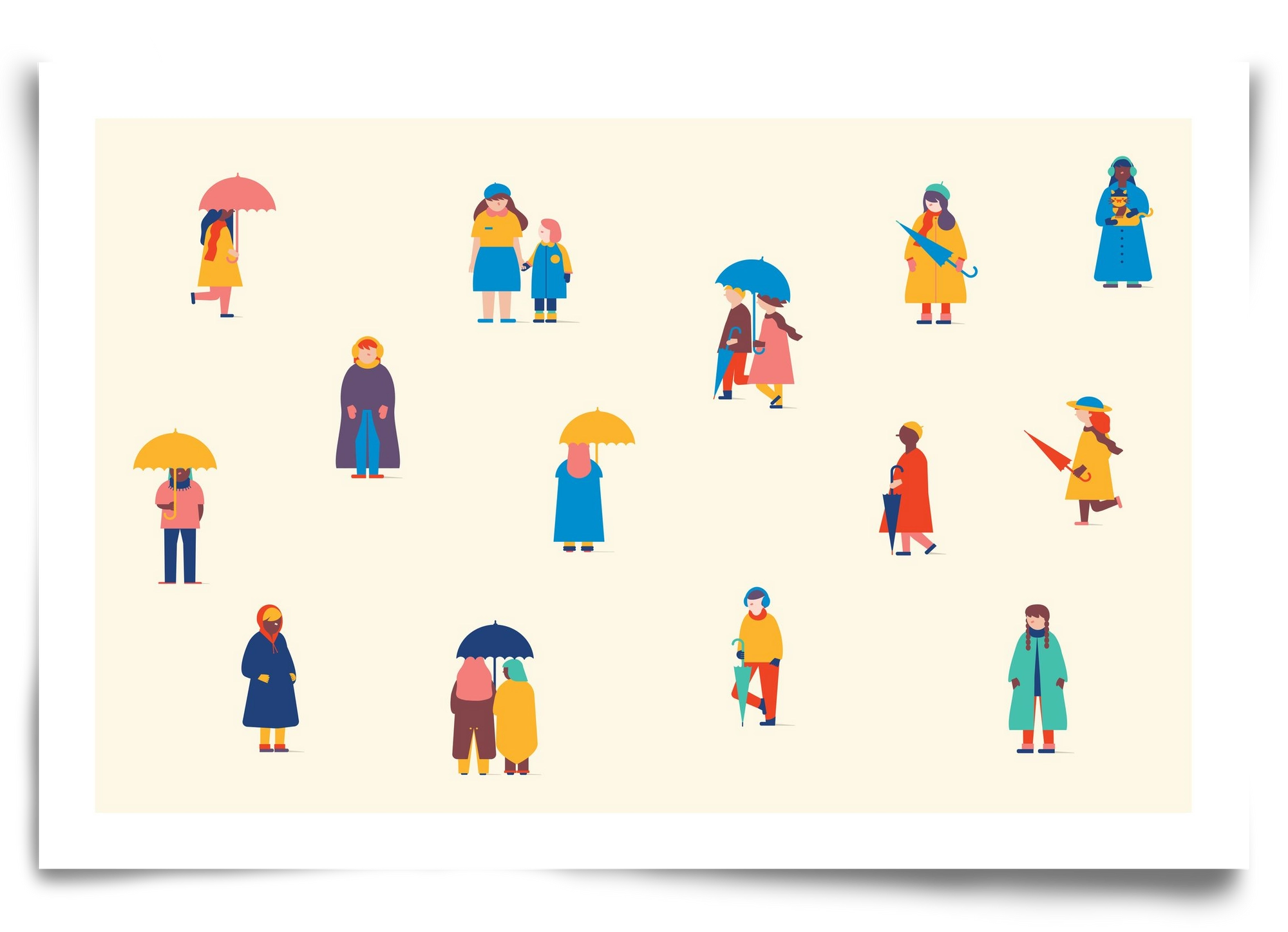 Winter, 90x60 cm, Keret nélkül