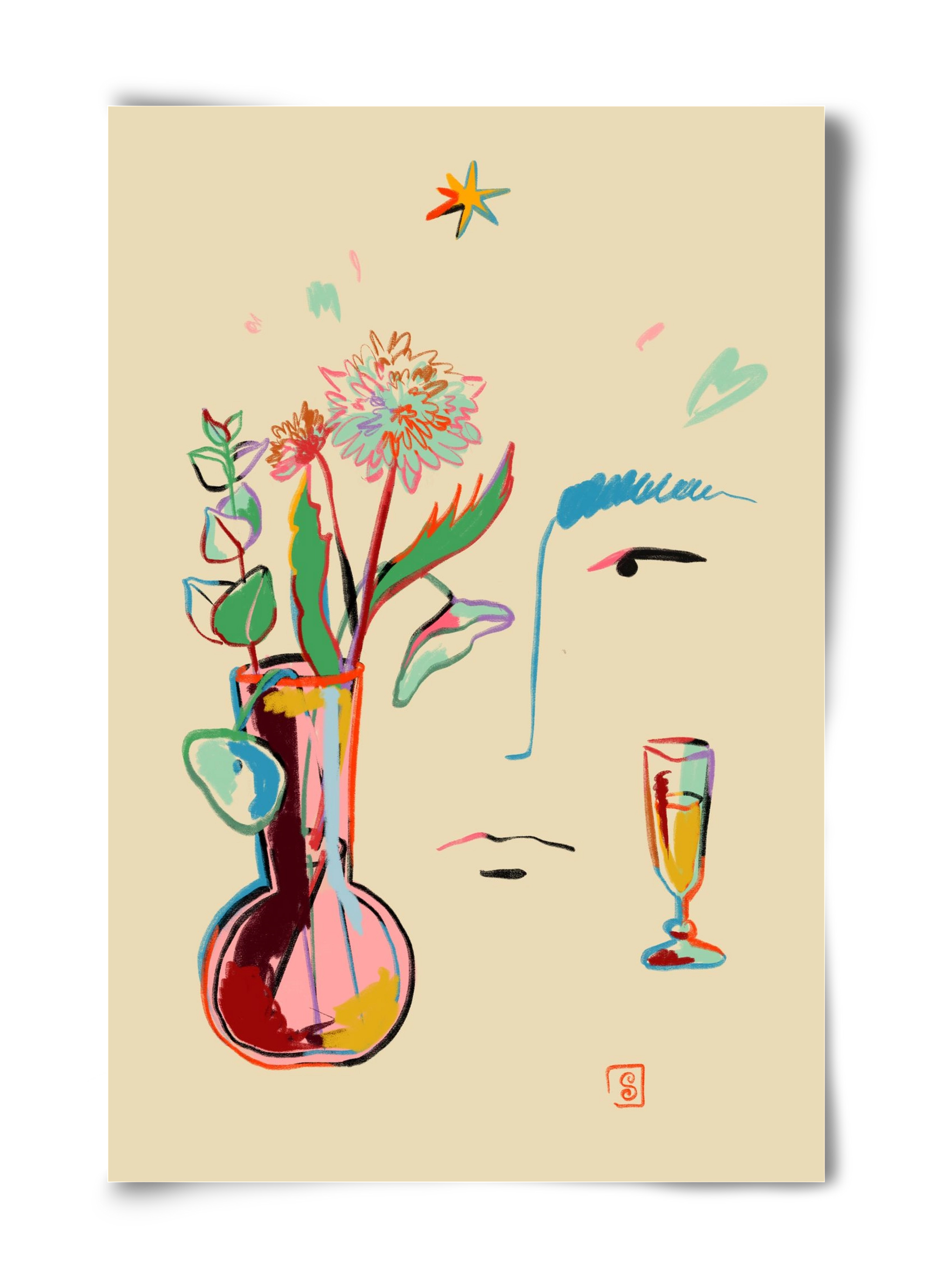 MAKE A WISH, 40x60 cm, Keret nélkül