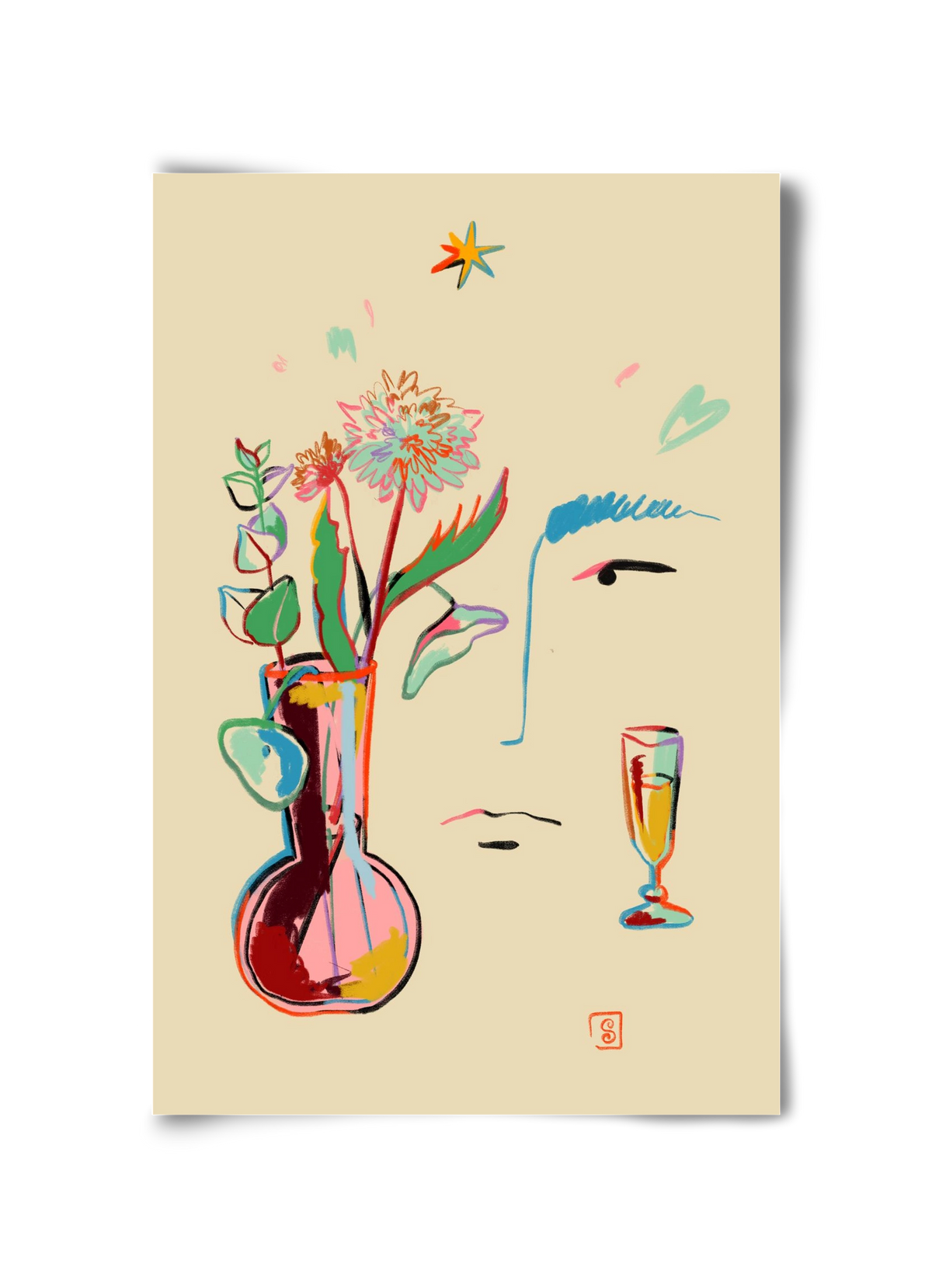 MAKE A WISH, 30x45 cm, Keret nélkül