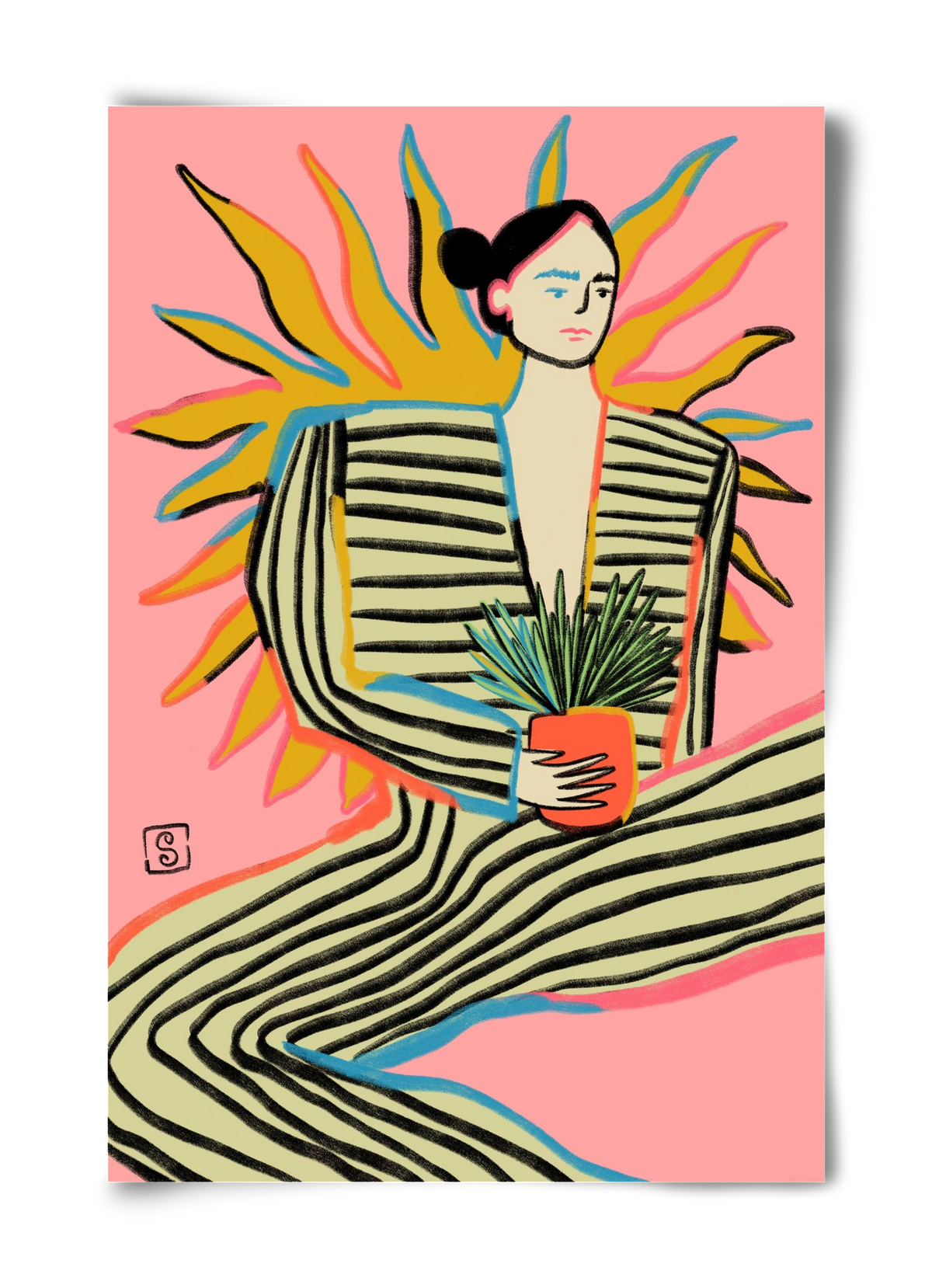 SUN POWER, 40x60 cm, Keret nélkül