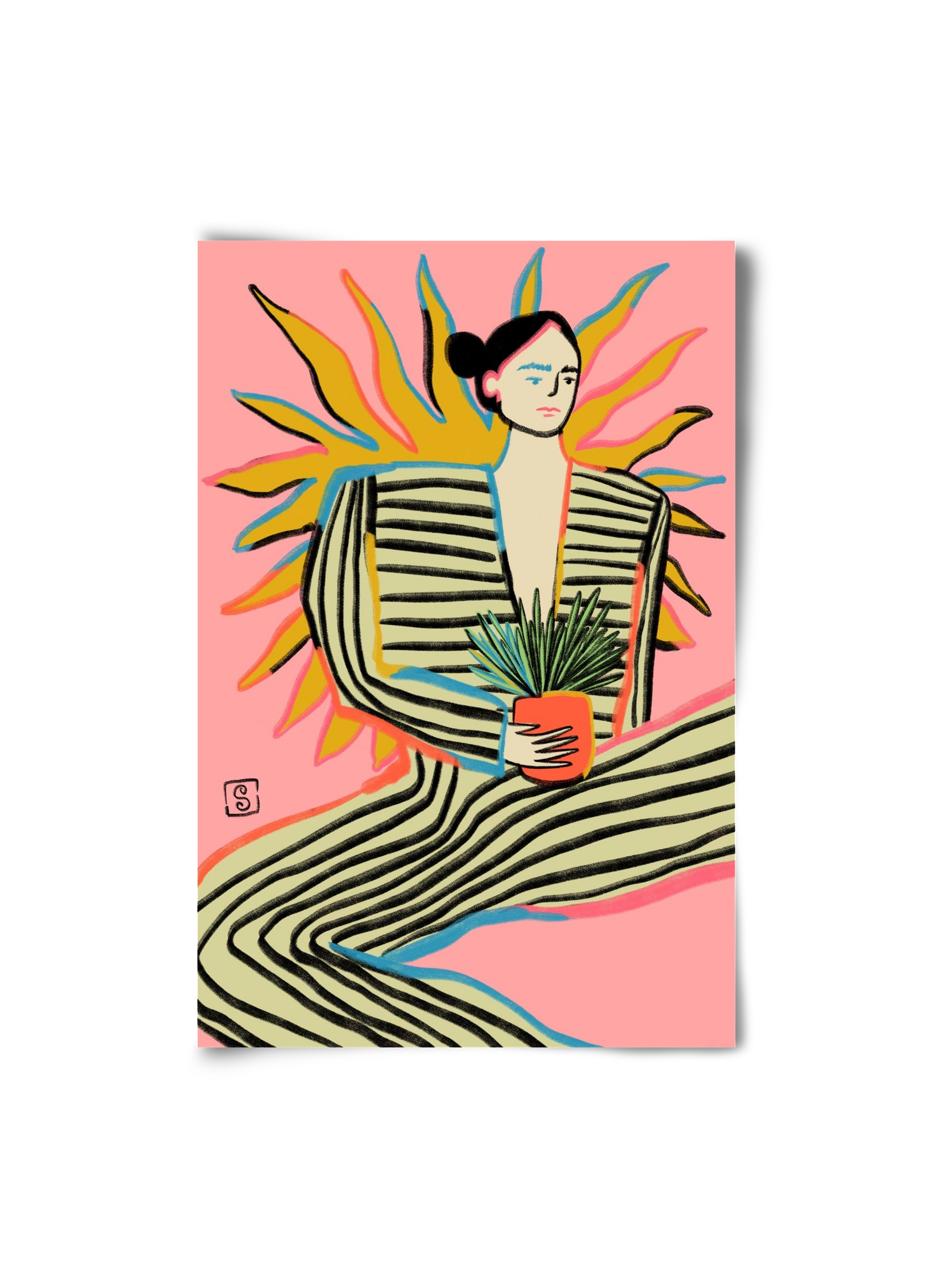 SUN POWER, 20x30 cm, Keret nélkül